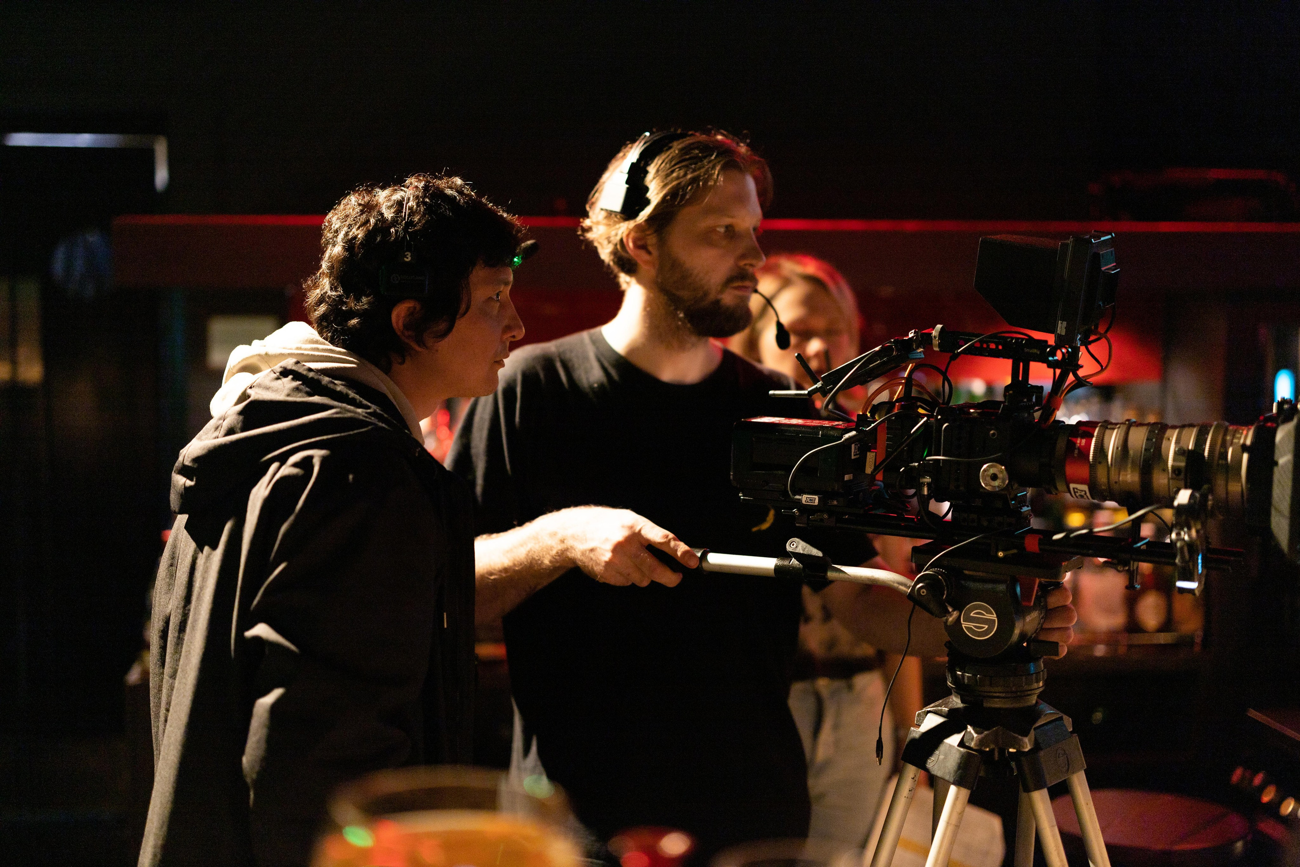 Film backstage. VICTORIA SHU