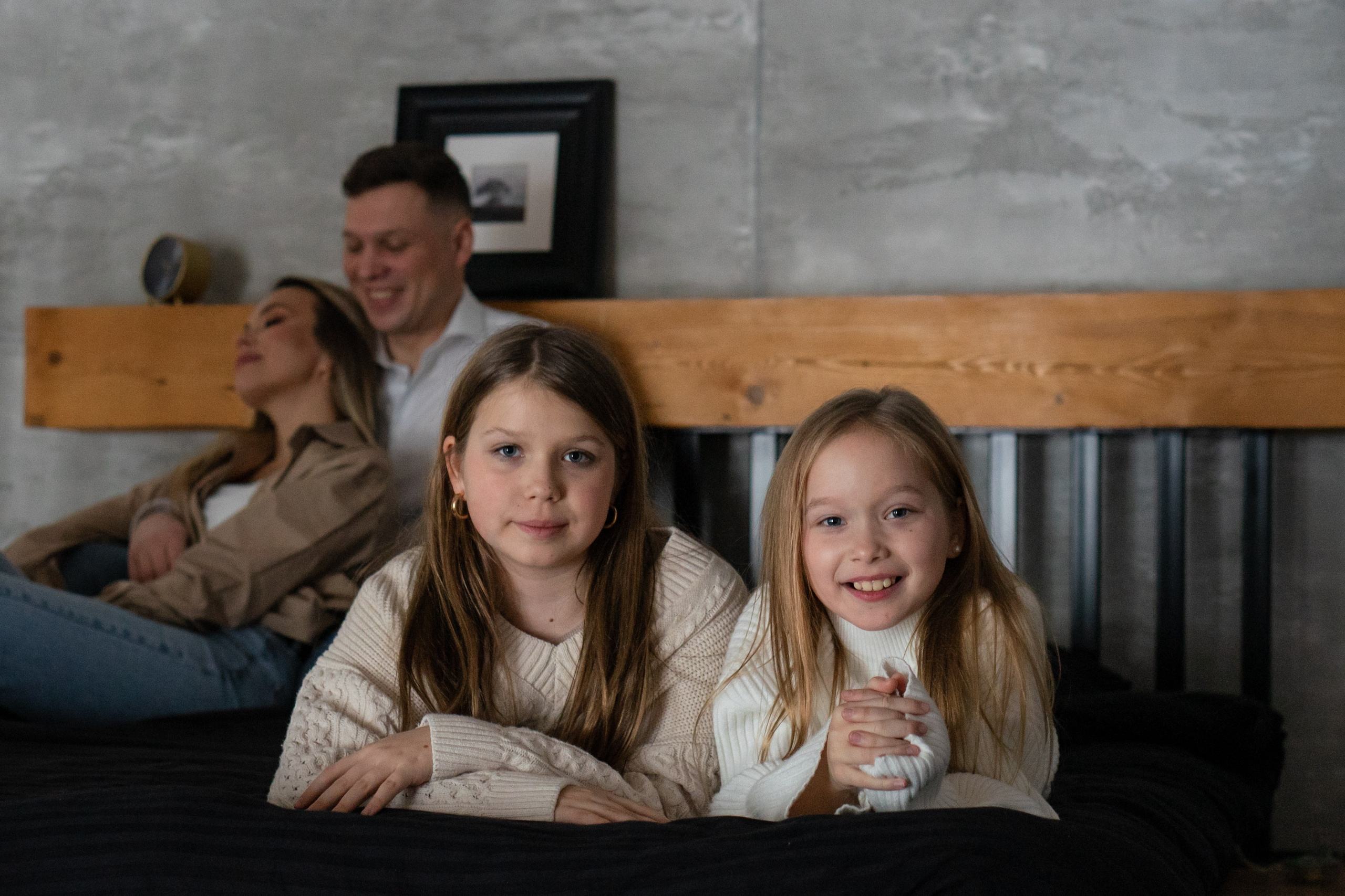 Семья К. Новогодняя история в студии. Фотограф Ольга Игорева