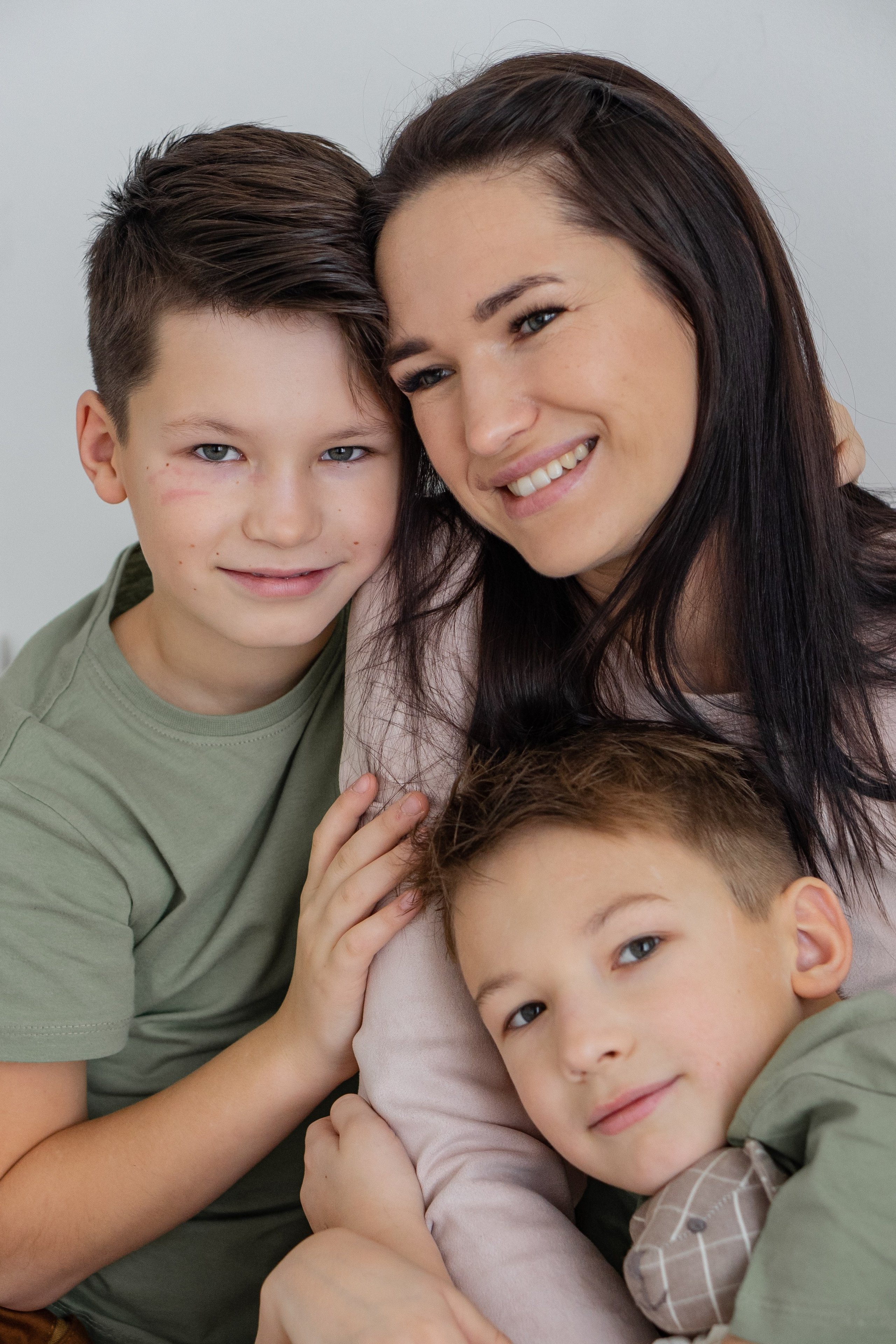 Семья Н. в фотостудии. Фотограф Ольга Игорева