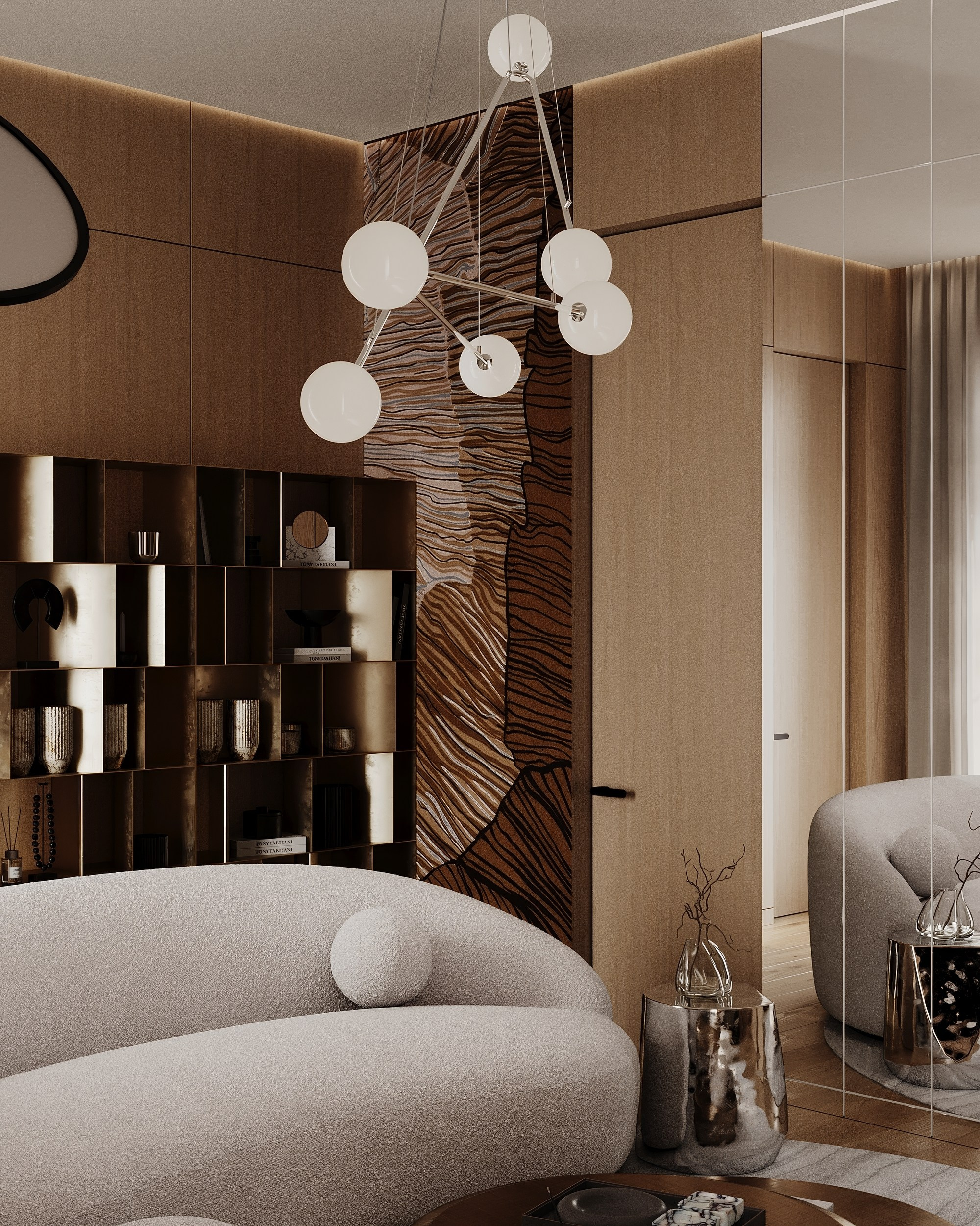 PRIVATE HOUSE. Interior 3D visualizer Liya Iskevich