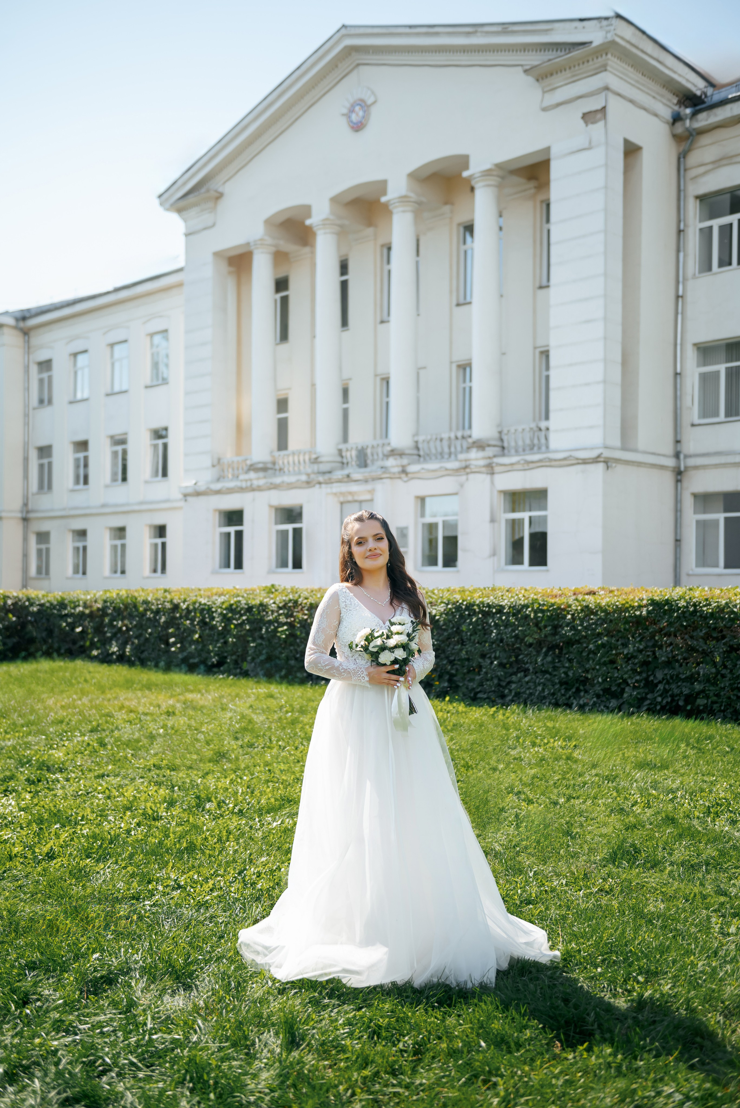 Свадебная фотосессия возле КУЗГТУ в г. Кемерово