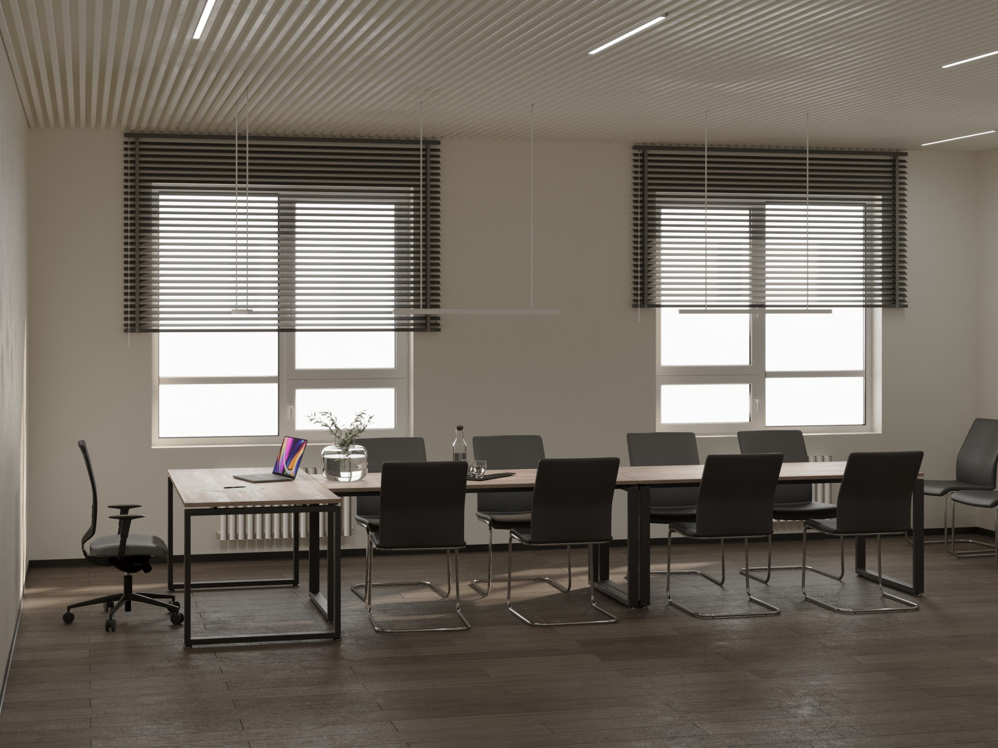 Кабинет для совещаний. 3D-дизайнер Кристина Пуляевская