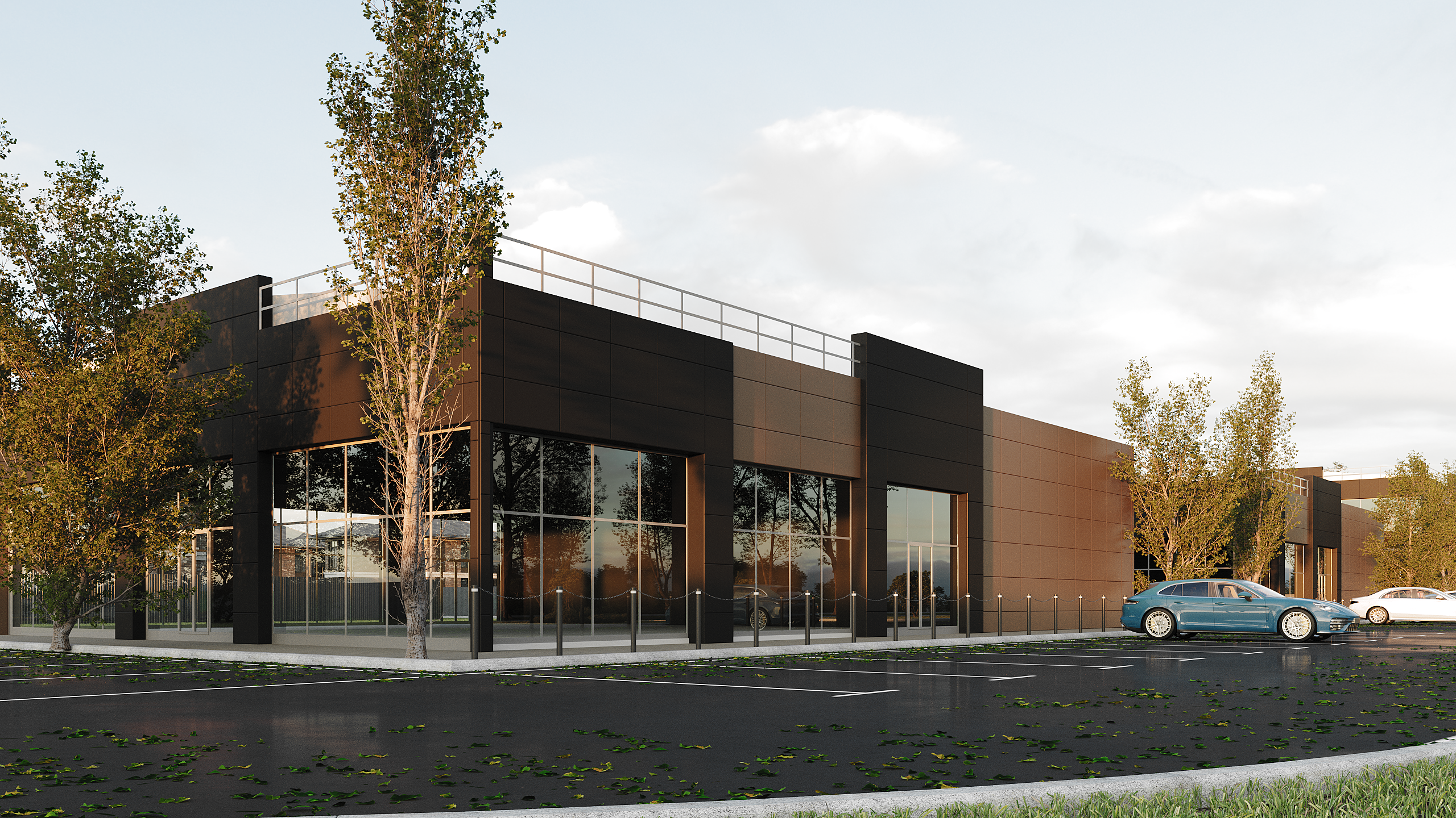 Въездная группа. Студия 3d визуализации Arcviz