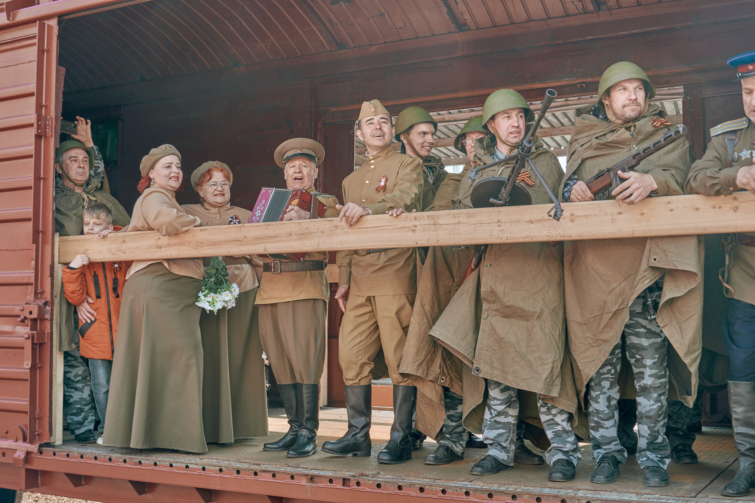 Поезд Победы!. Фотограф во Владивостоке