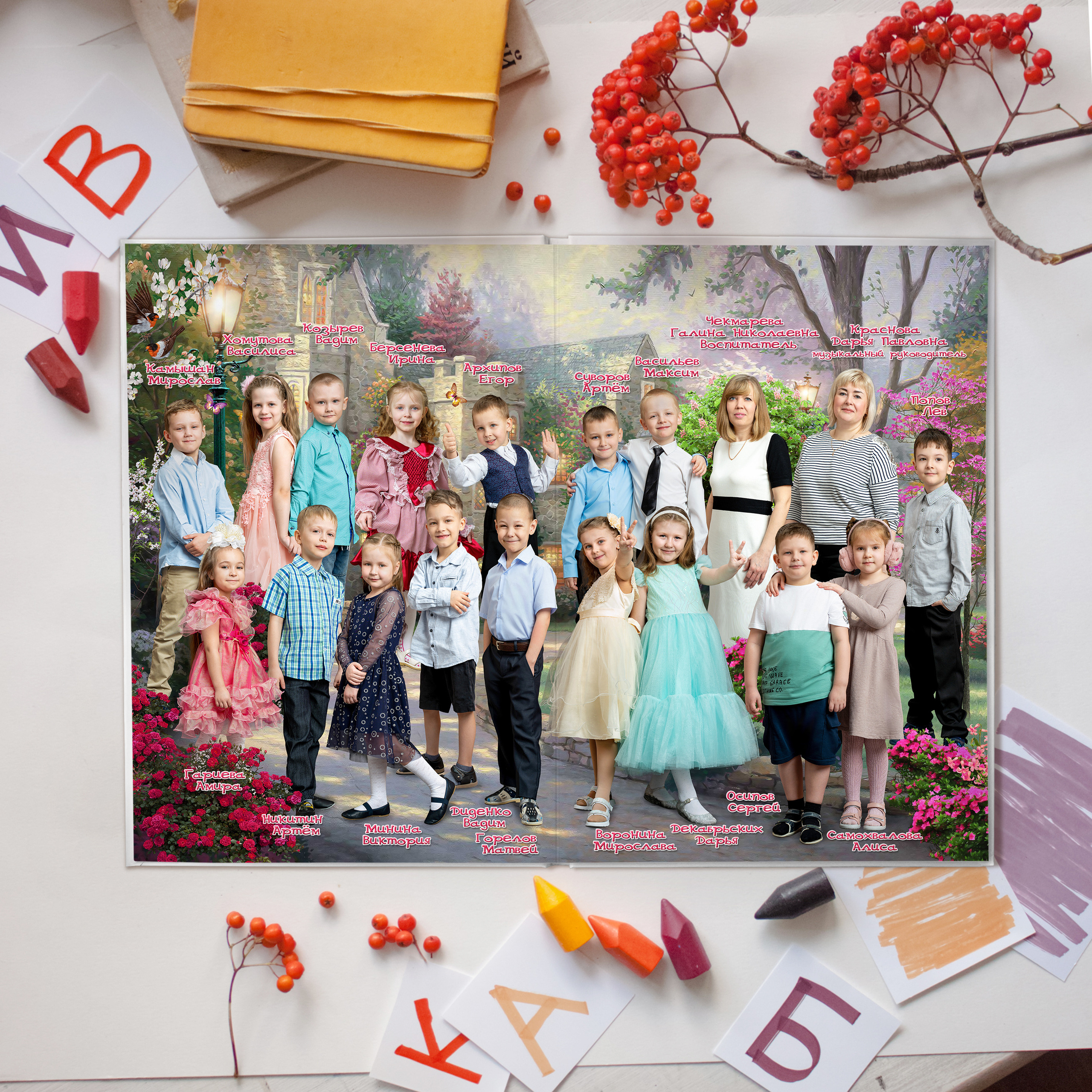 Выпускные альбомы для детского сада. Фотостудия «Стрекоза»