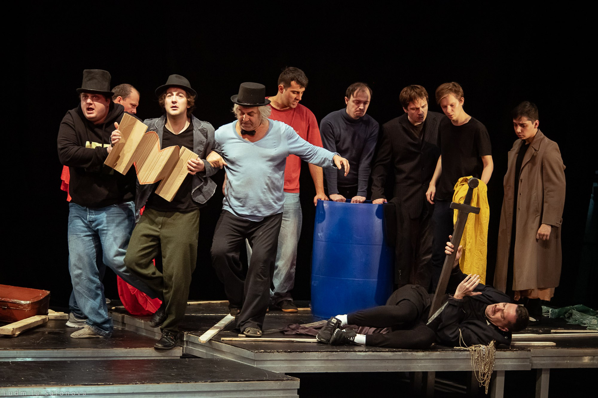 Театр Эрмитаж. Репетиция спектакля «Гамлет. Путь к отцу». Режиссёр Михаил Левитин. Lucytheatre