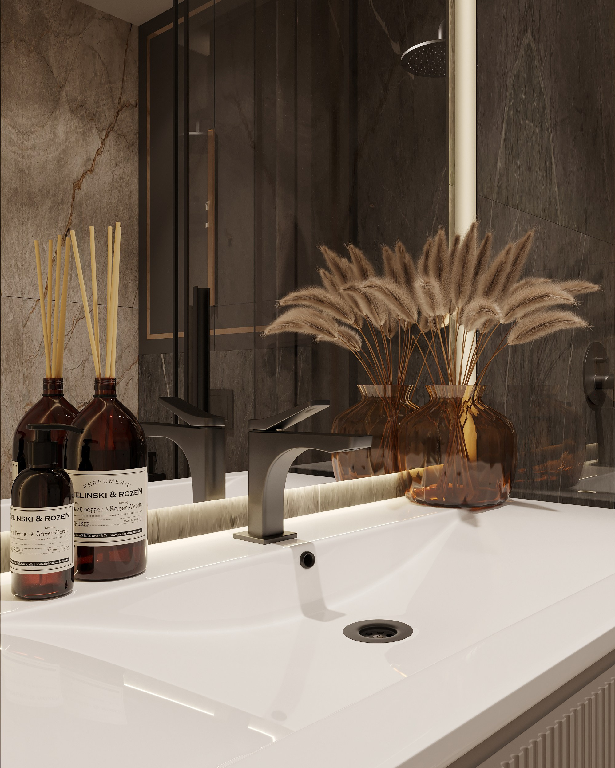 Санузел. Королёва Анастасия | 3D визуализатор