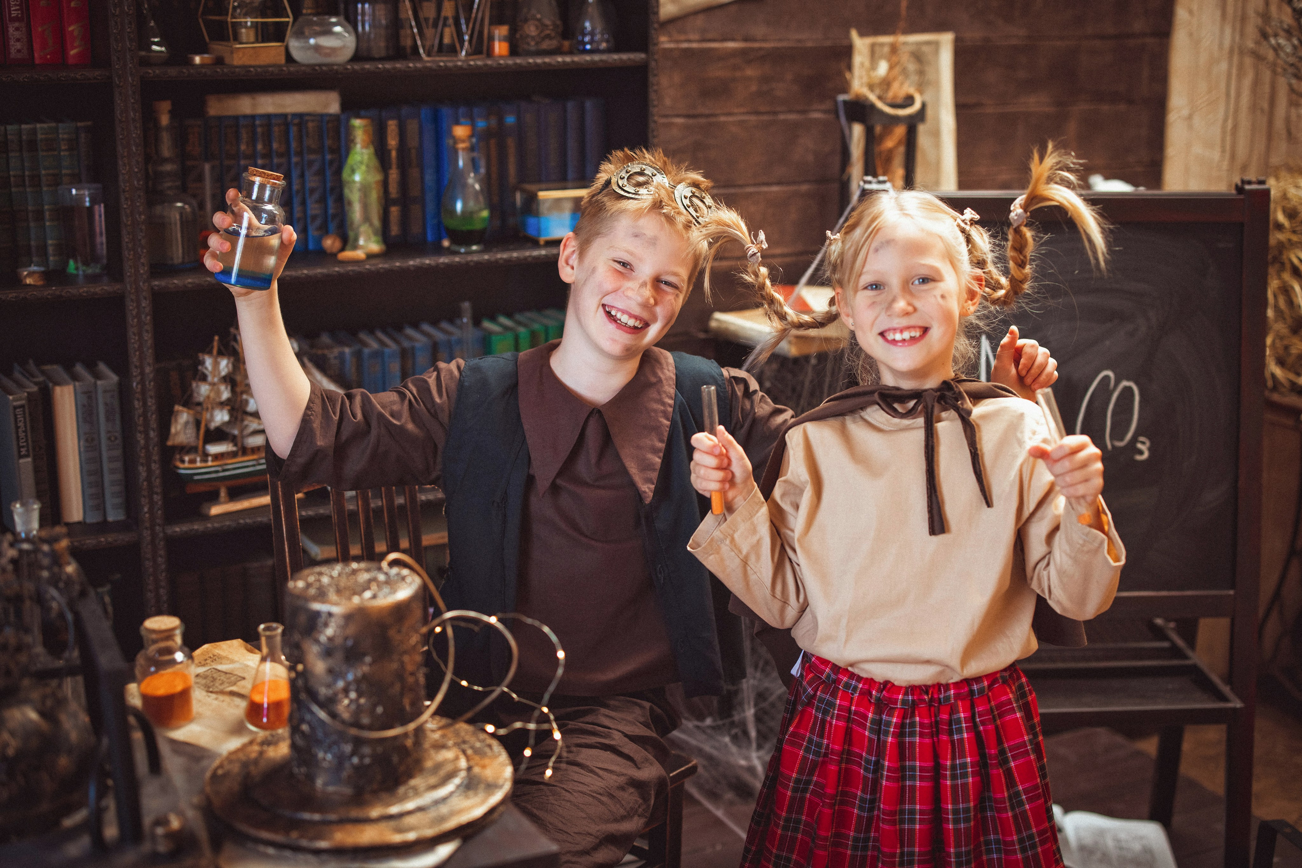 Детская фотосессия «Наука и Опыты». Семейный и детский фотограф в Краснодаре Анна Трашкова