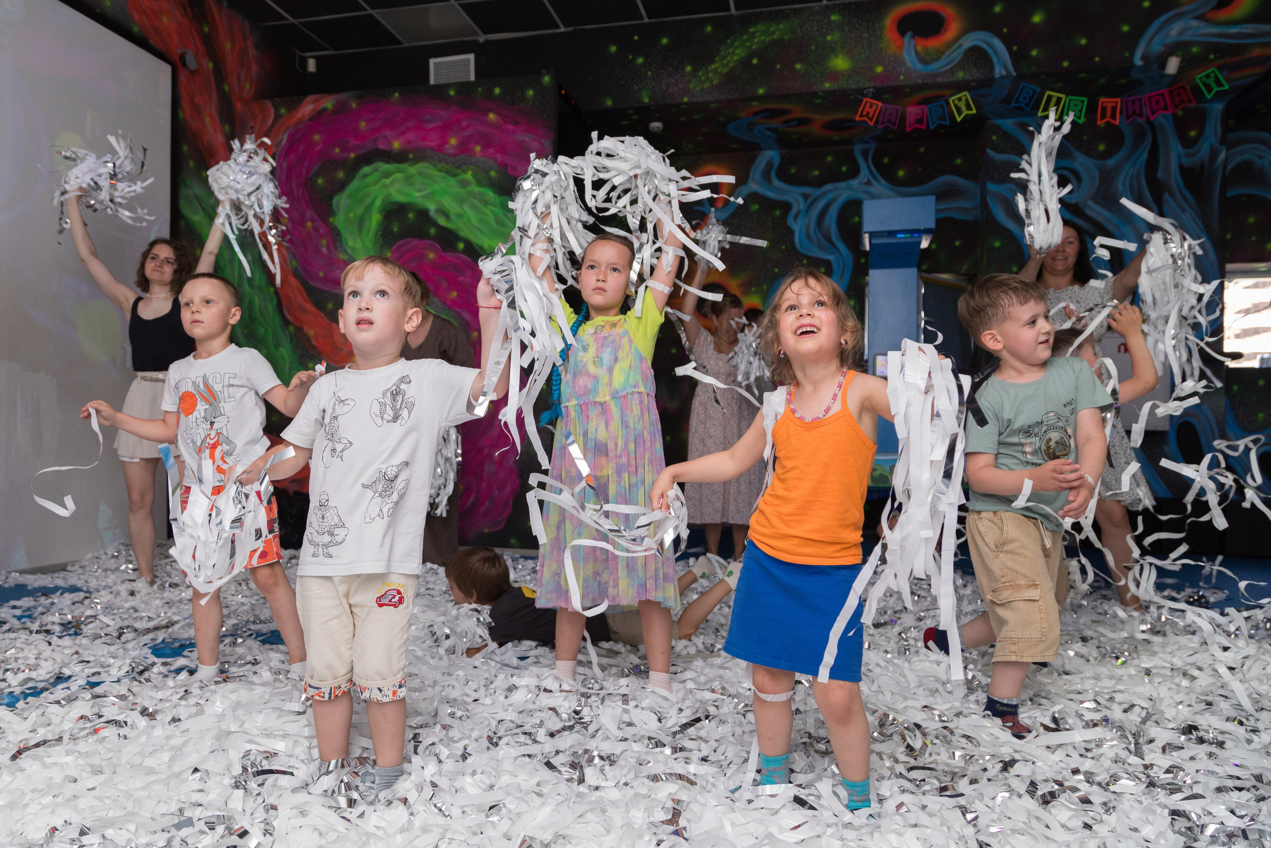 День рождения Феди, 5 лет. НЕОПАРК. Детский и контент фотограф Надя Волкова Санкт-Петербург