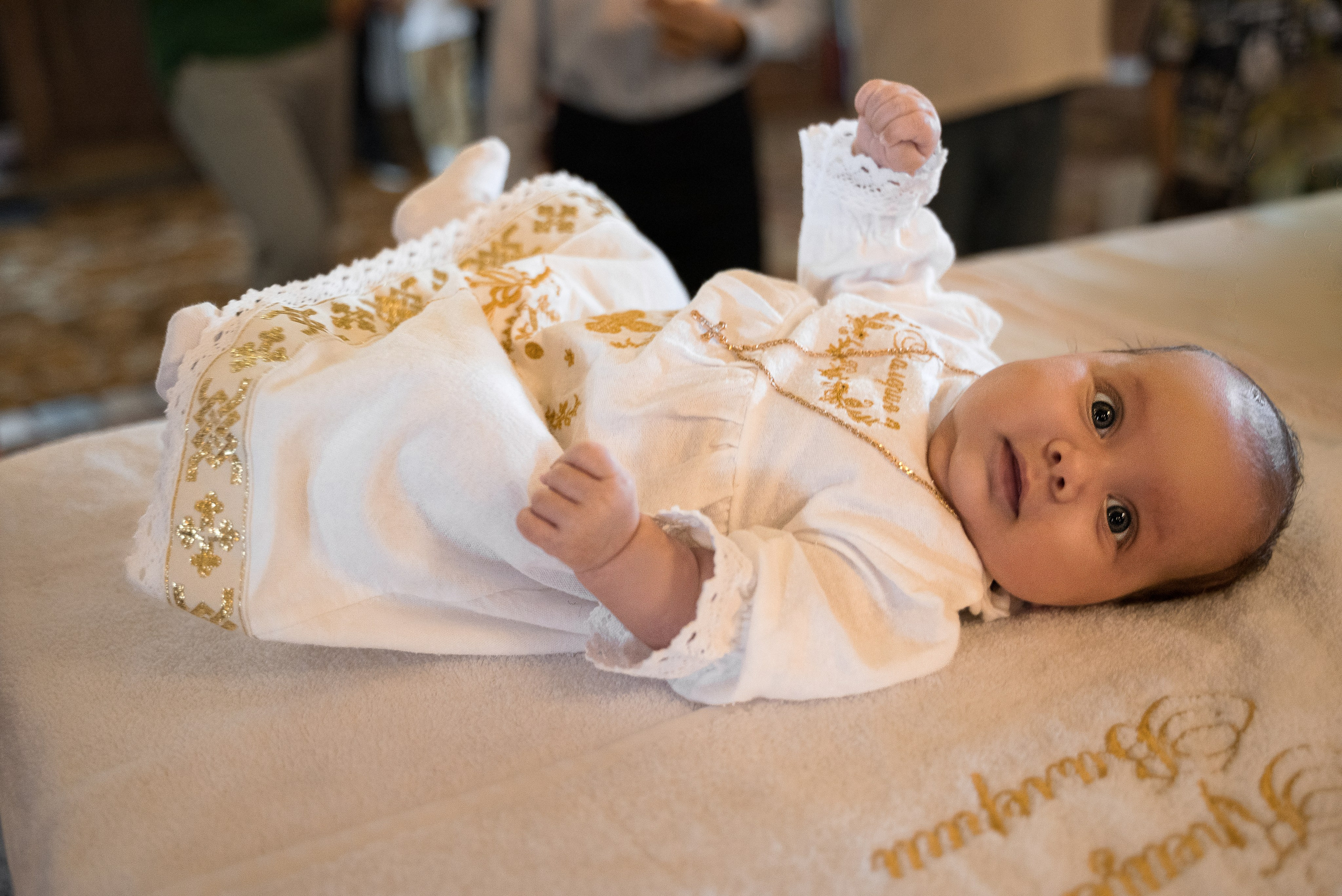 Крещение в Церкви Преображения Господня в Спас-Темне. Фотограф Ксения Огородова портфолио