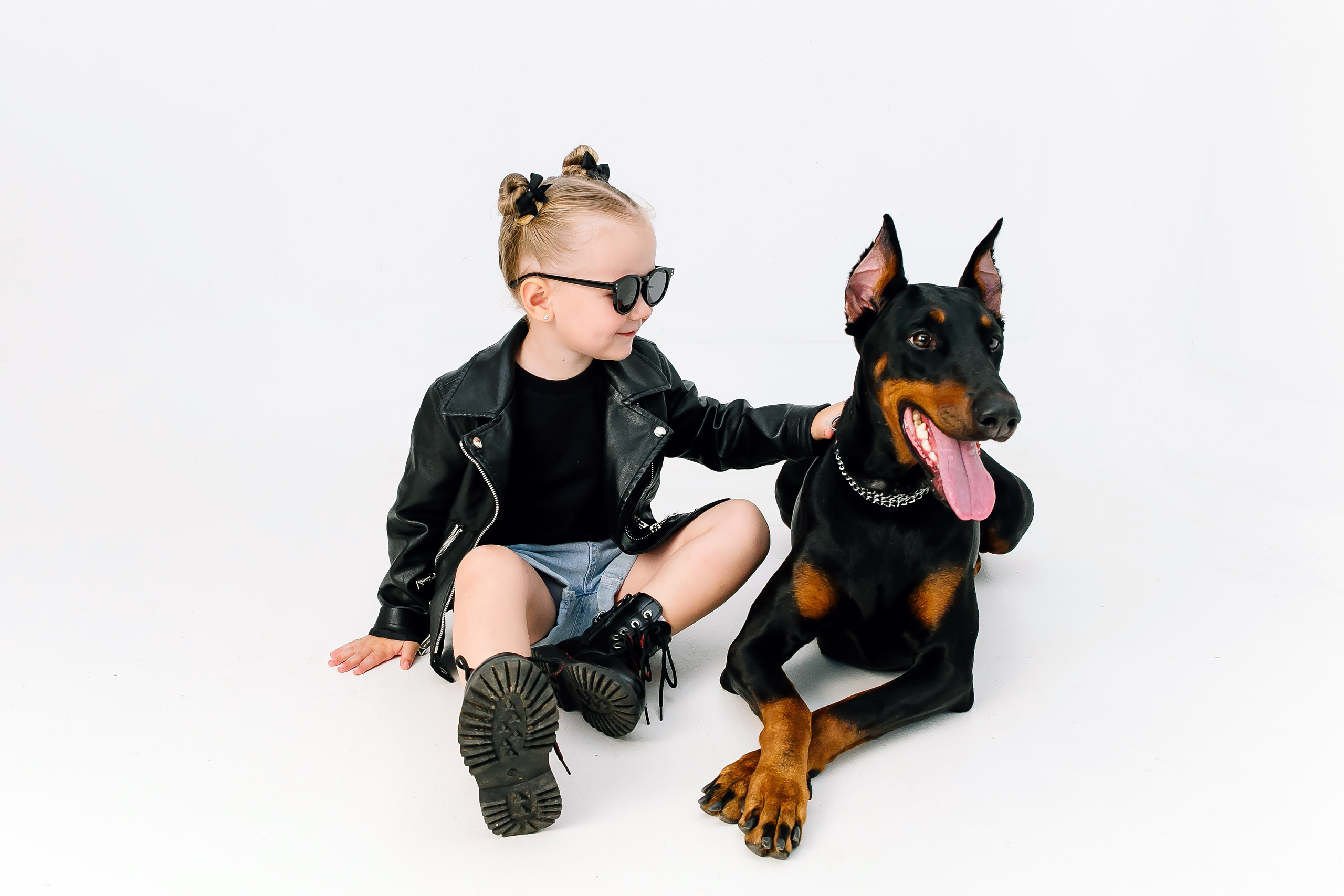 Фотопроект с доберманом. Свадебный и семейный фотограф в Краснодаре Илонна Ковалева