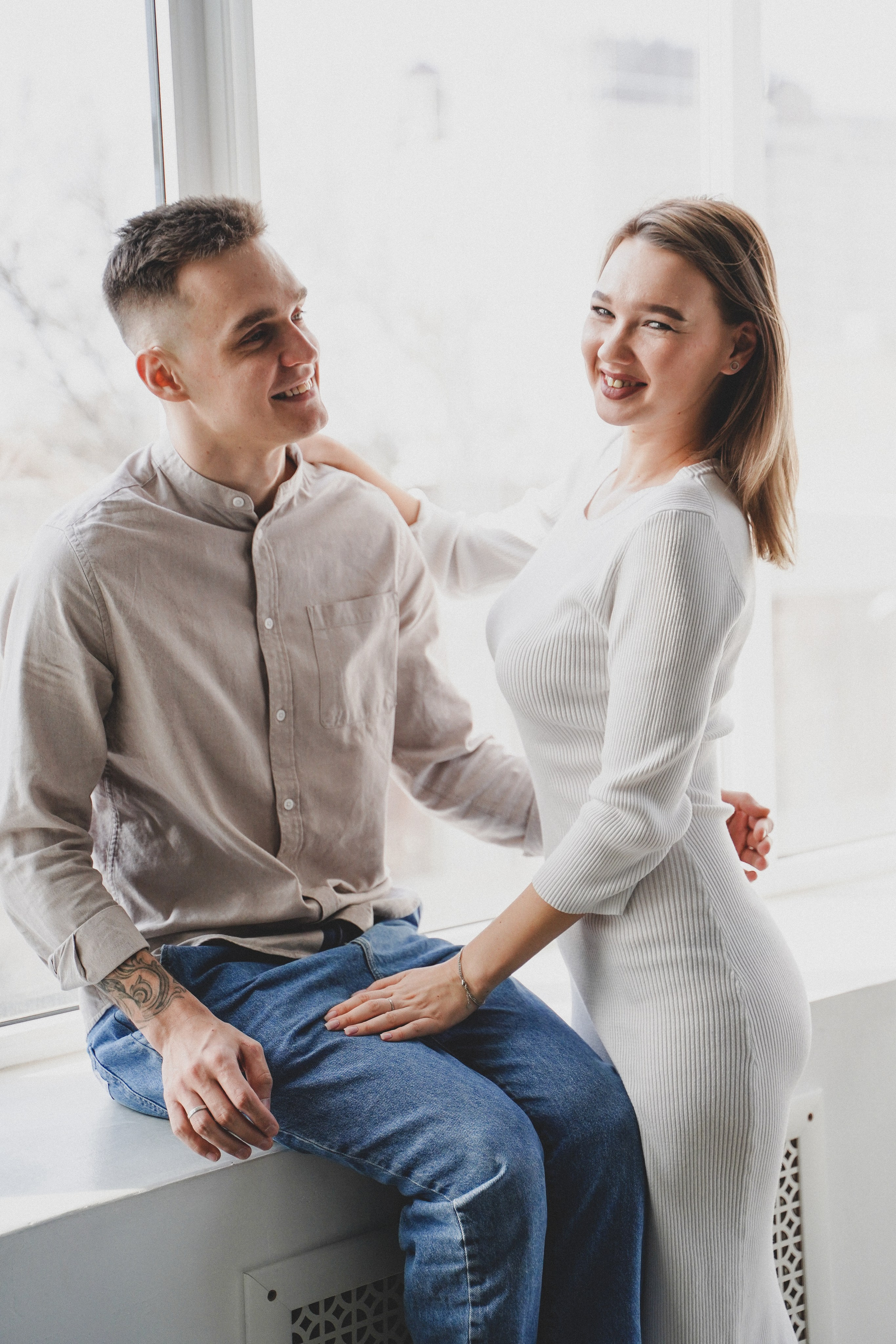 Фотосессия большой семьи в студии. Семейный и женский фотограф в Краснодаре Анастасия Приймак