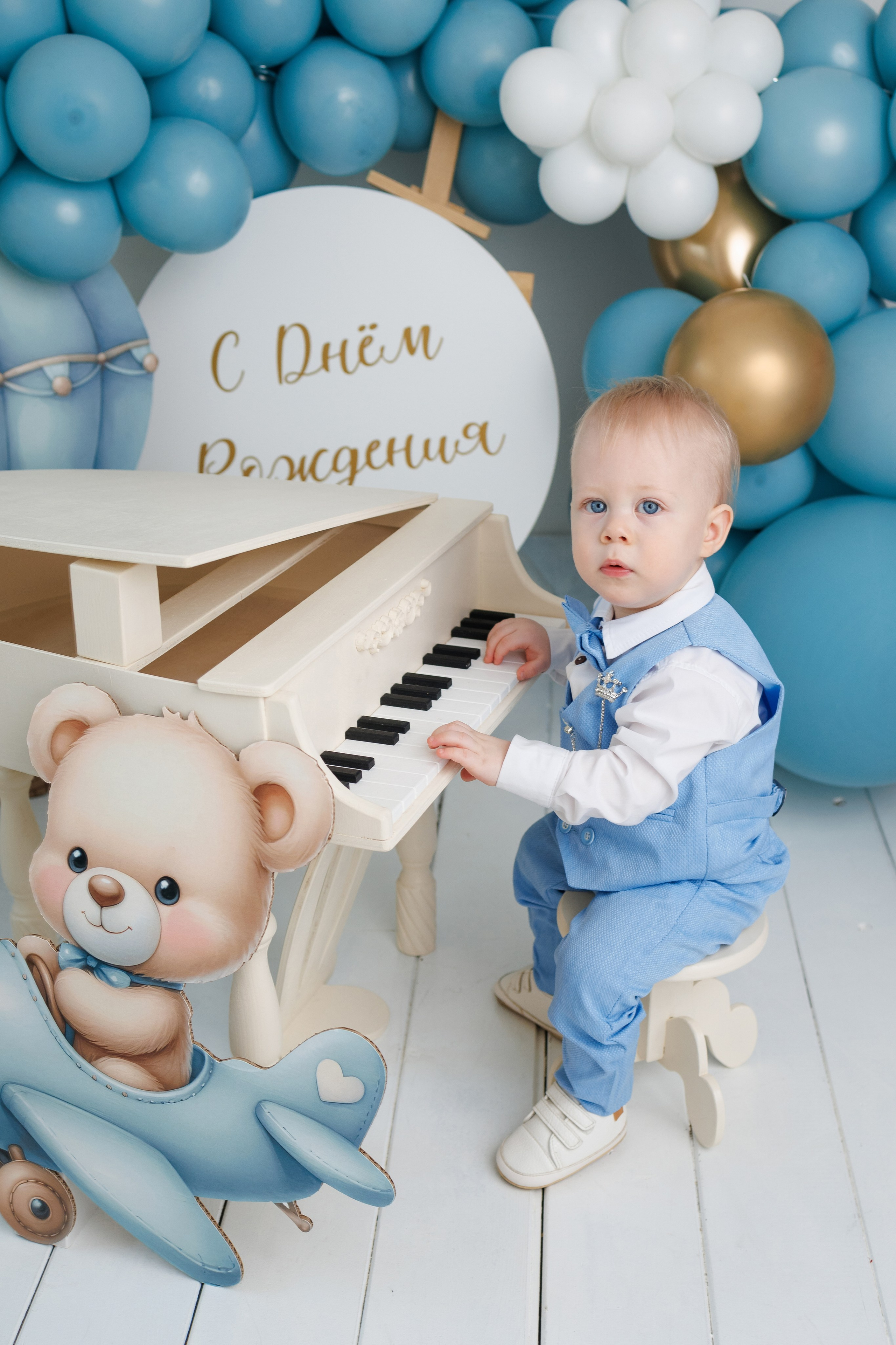 Сашеньке 1 годик. Фотограф новорожденный малышей Новосибирск