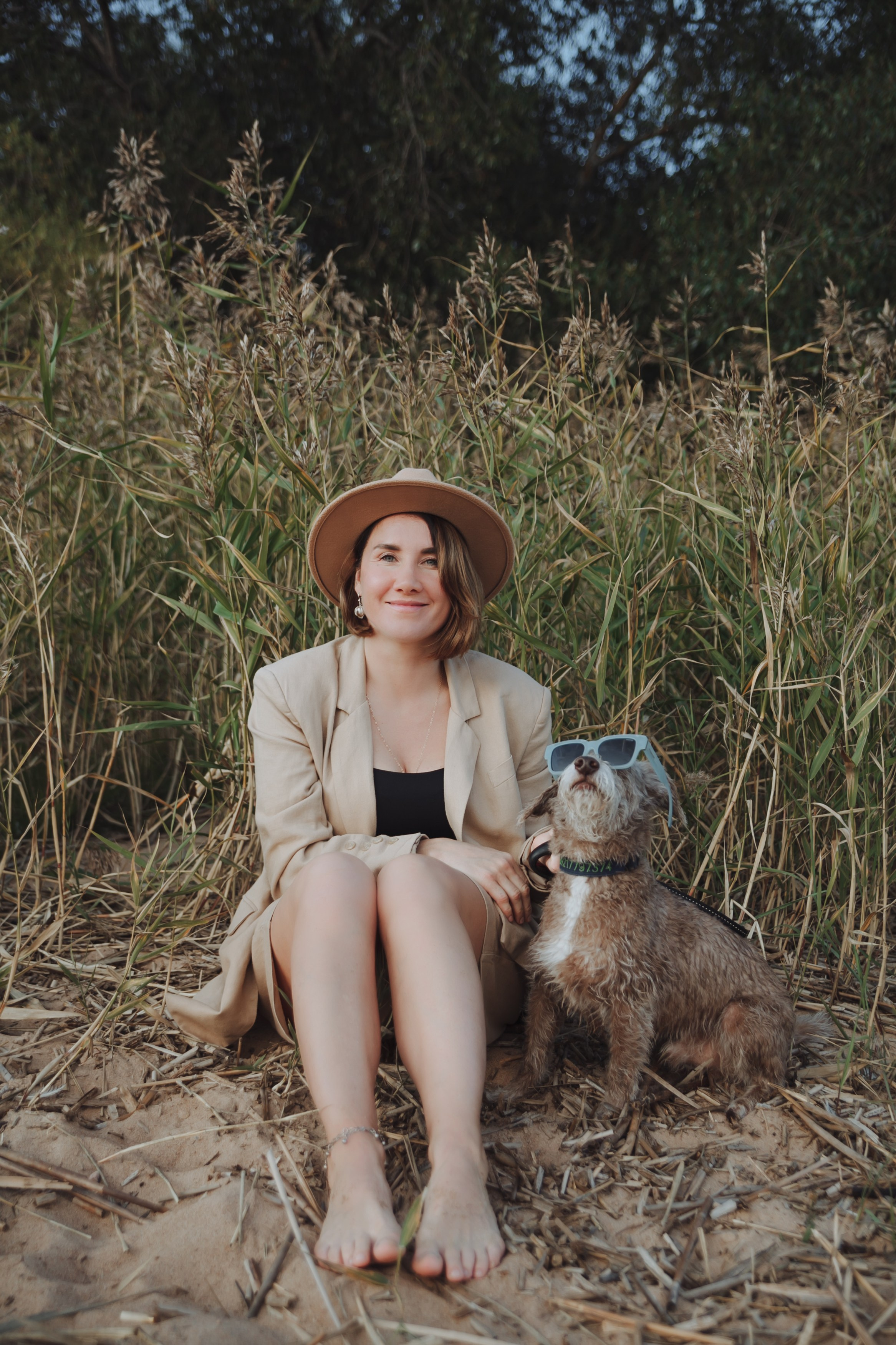 Семейная прогулка с собакой. Семейный фотограф, свадебный фотограф, женский портрет в Санкт-Петербу