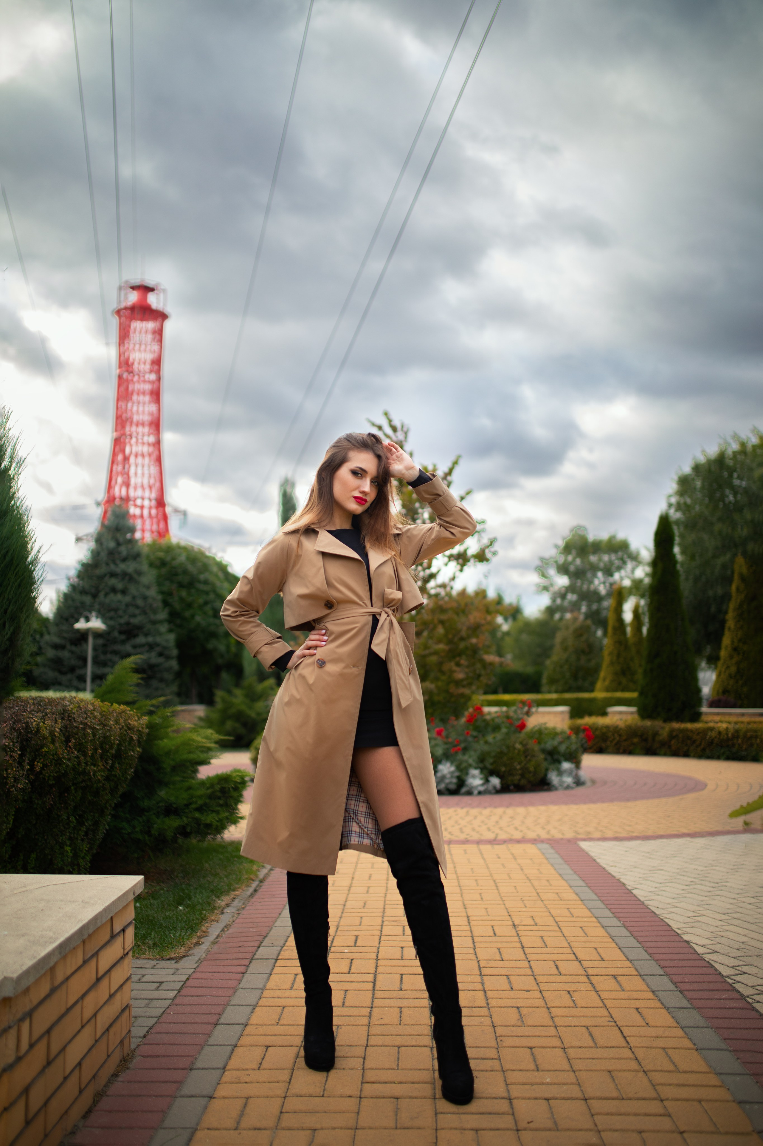 Осенняя фотосъемка с Анастасией в парке для «себя»