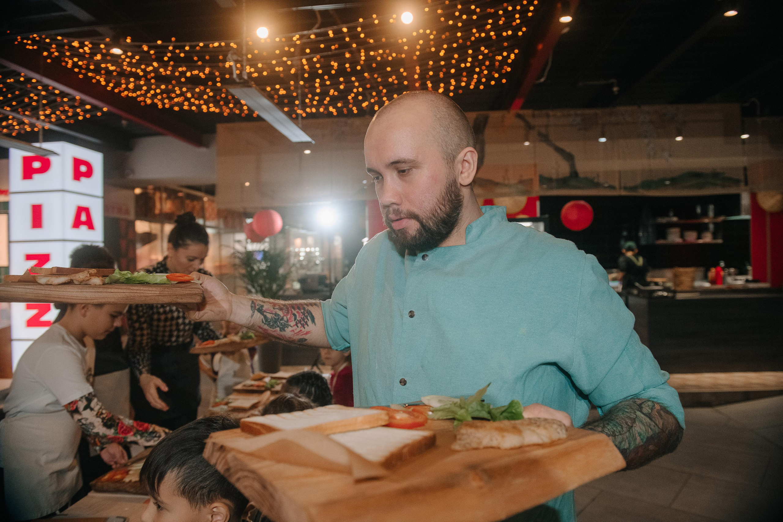 Гастродвор. Детский мастер-класс по приготовлению сэндвичей. Фотограф Валерия Голубева (Миронова)