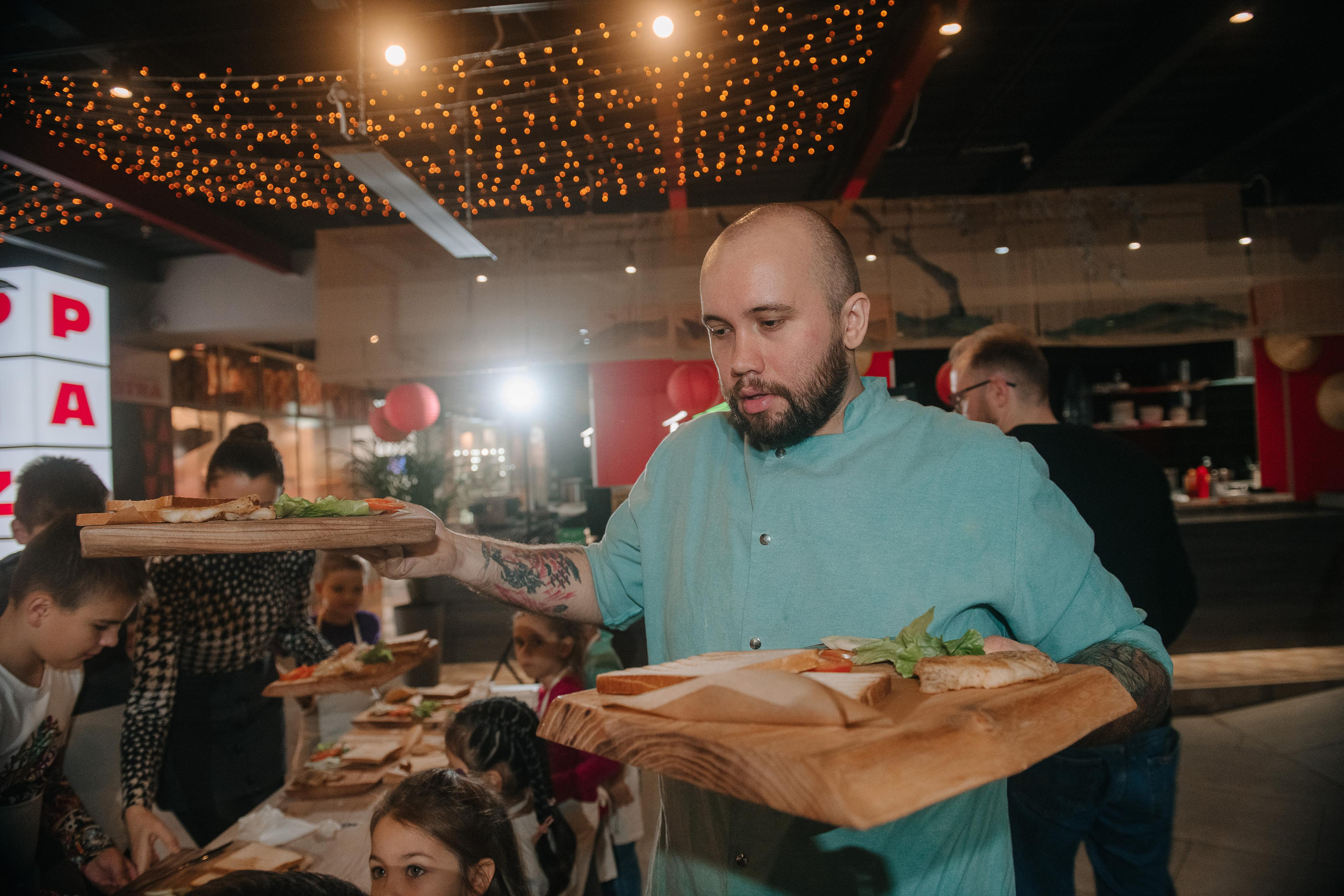 Гастродвор. Детский мастер-класс по приготовлению сэндвичей. Фотограф Валерия Голубева (Миронова)