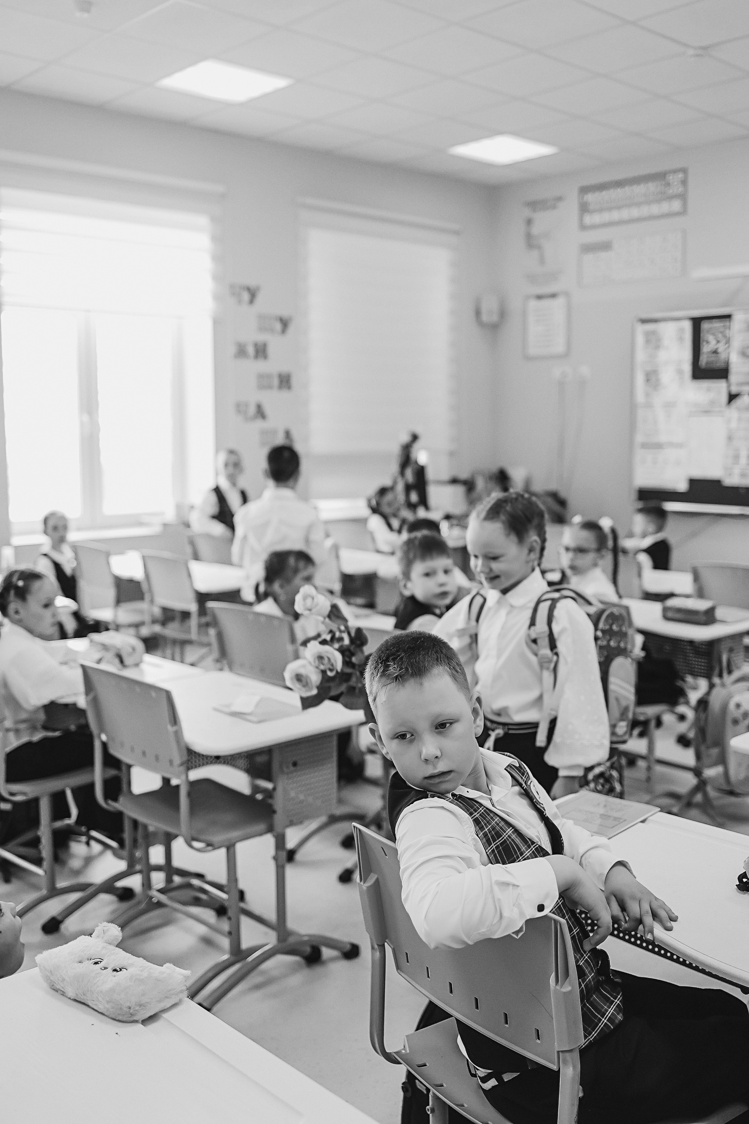 Один день в школе 1 класс. Семейный фотограф Тюмень, фотограф на роды Салмина Мария