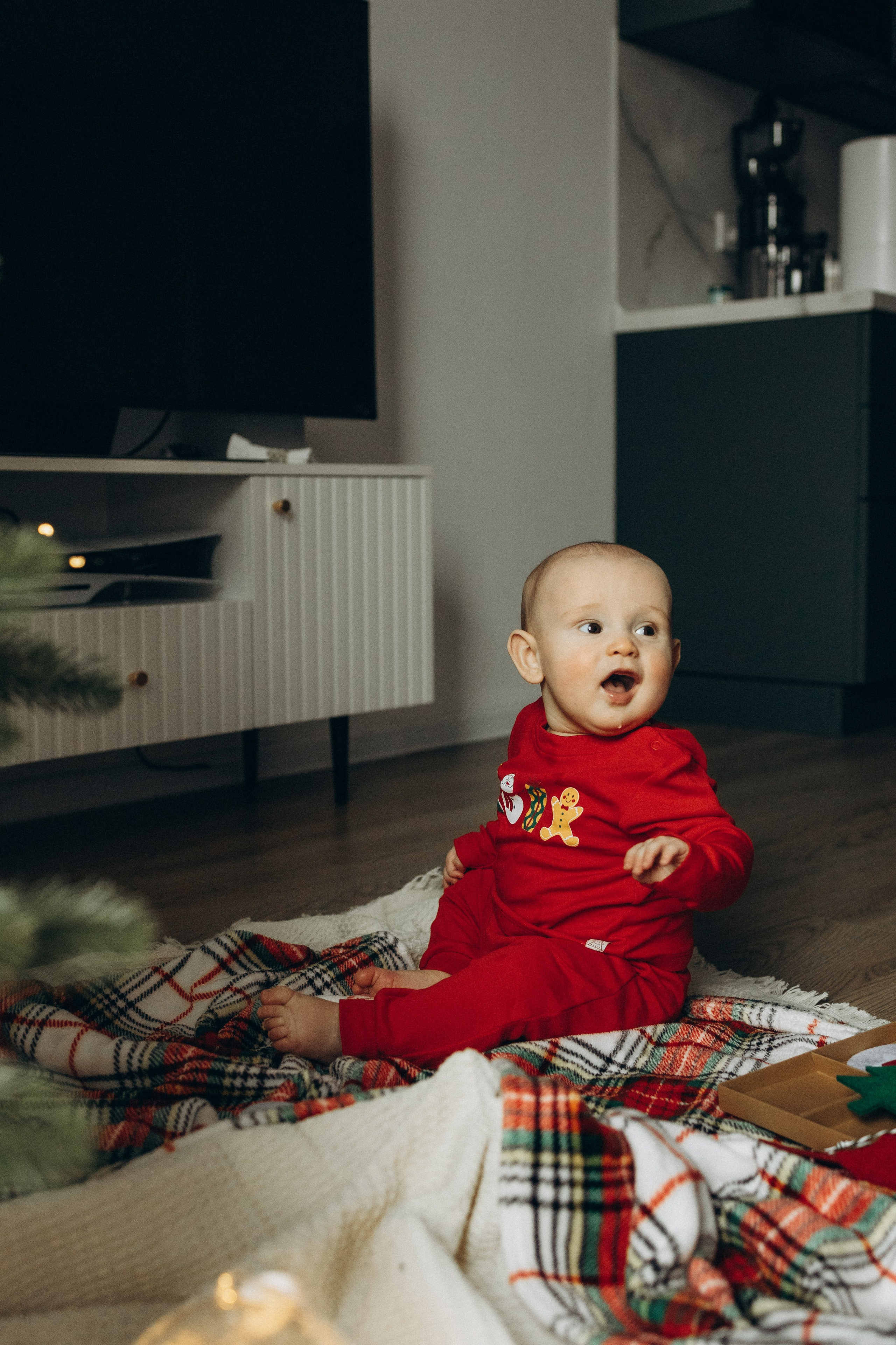 Первый Новый год Андрюши. Фотограф lifestylе в Москве Пшеничная Анастасия