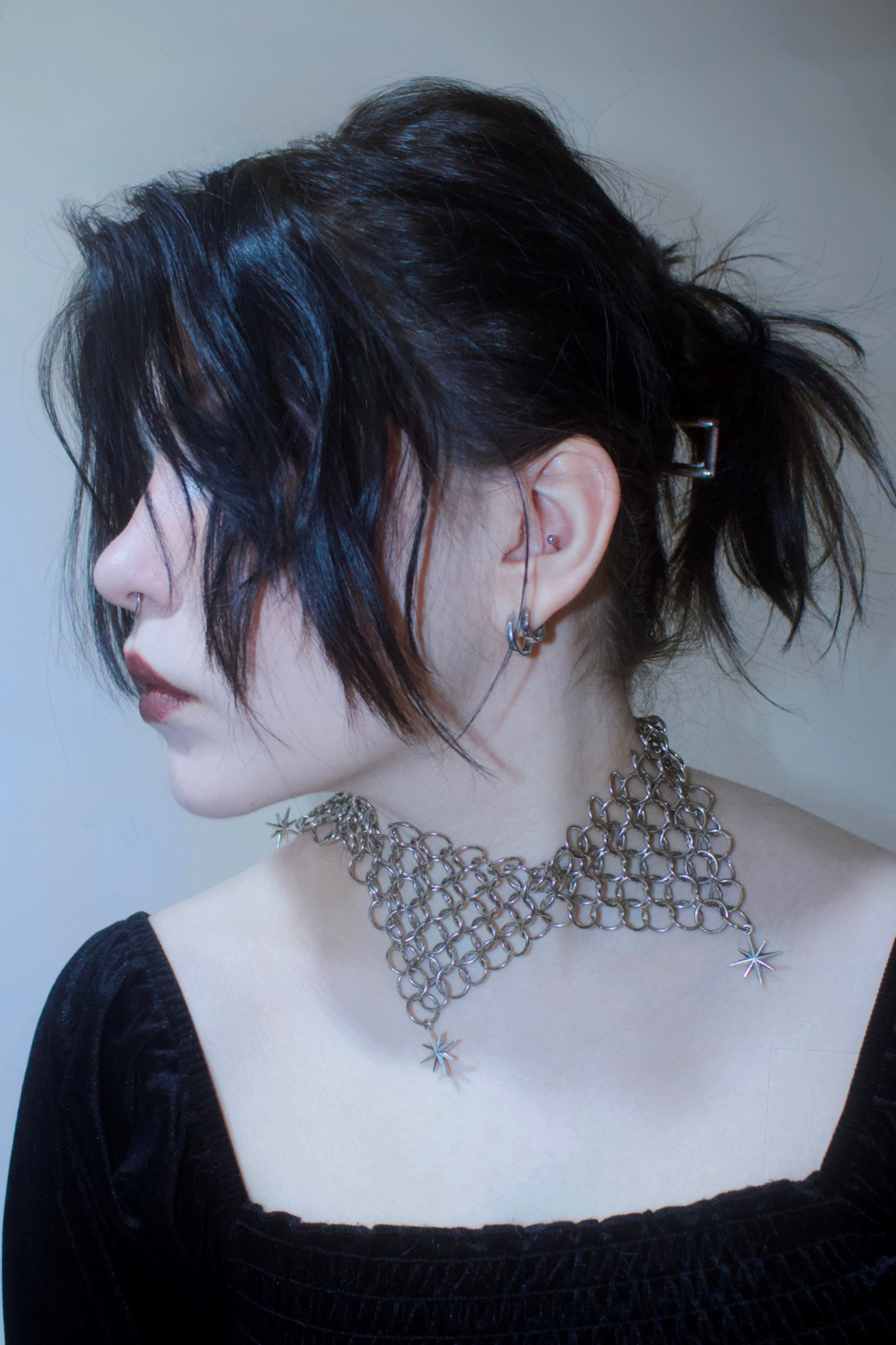 Чокеры из кольчуги. Украшения из кольчуги в Москве Соня Спросонья