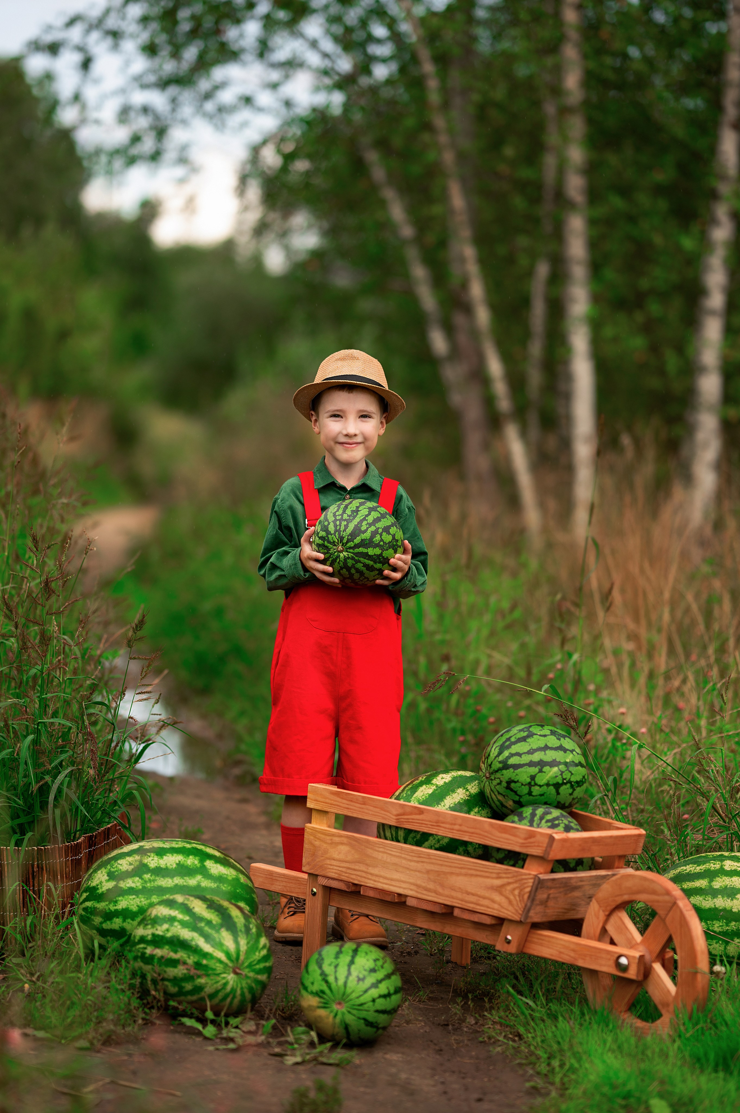 Фотопроект «Сочный арбуз». Детский и семейный фотограф г. Москва Оксана Катаджи
