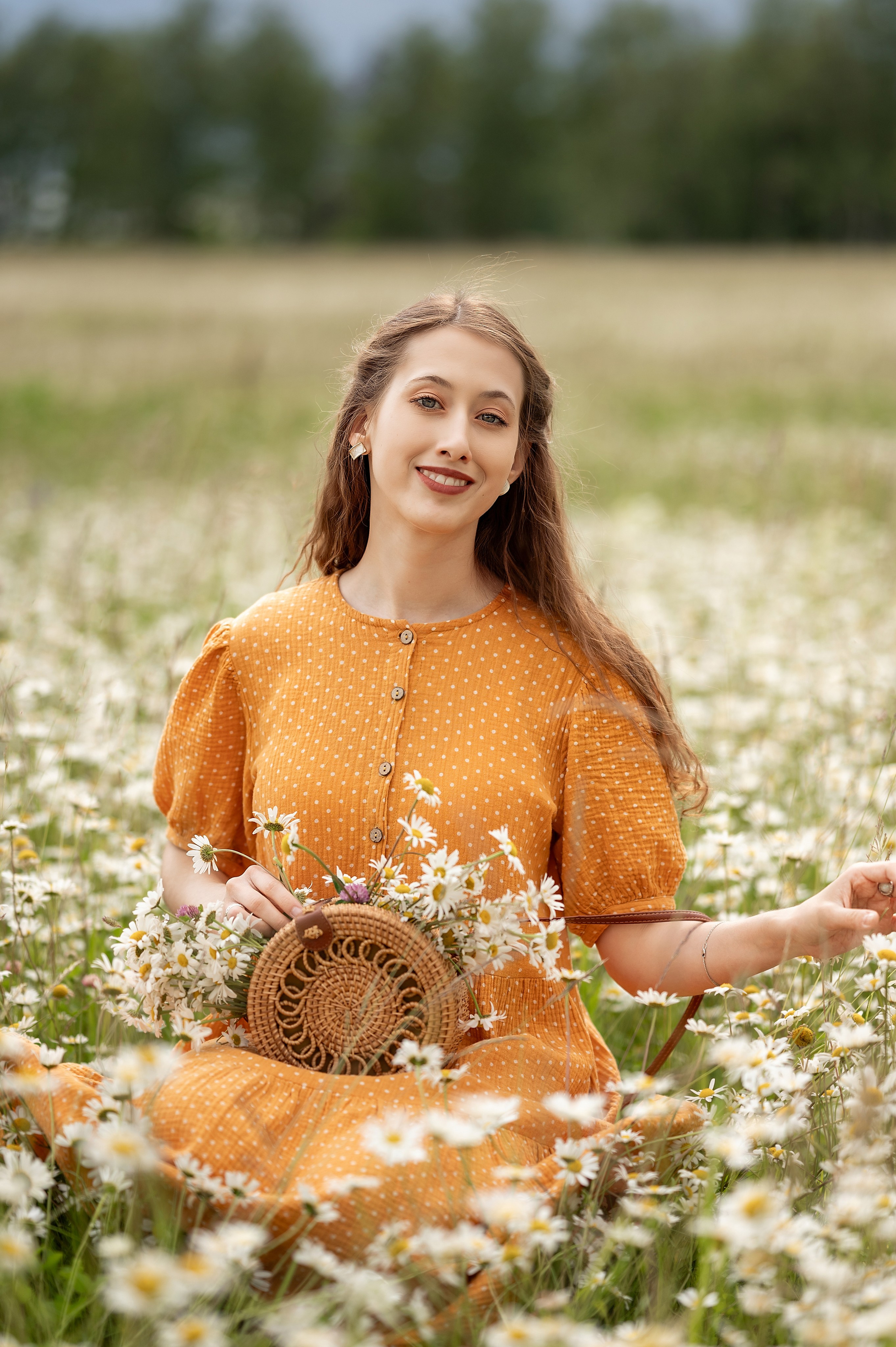 Ромашковое поле. Детский и семейный фотограф г. Москва Оксана Катаджи