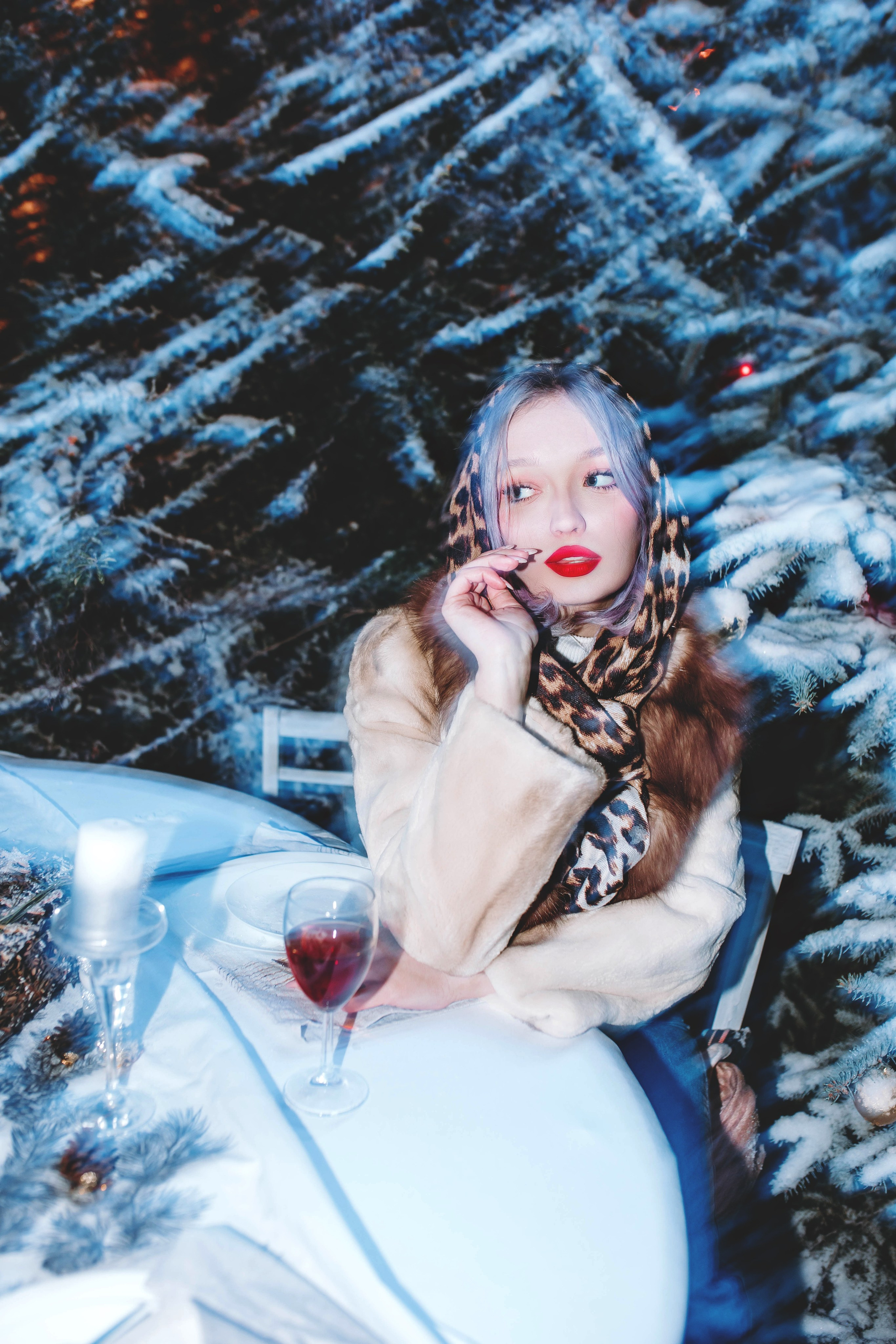 Новый год — девушки в шубах. Фотограф в Ставрополе Алина Клочкова