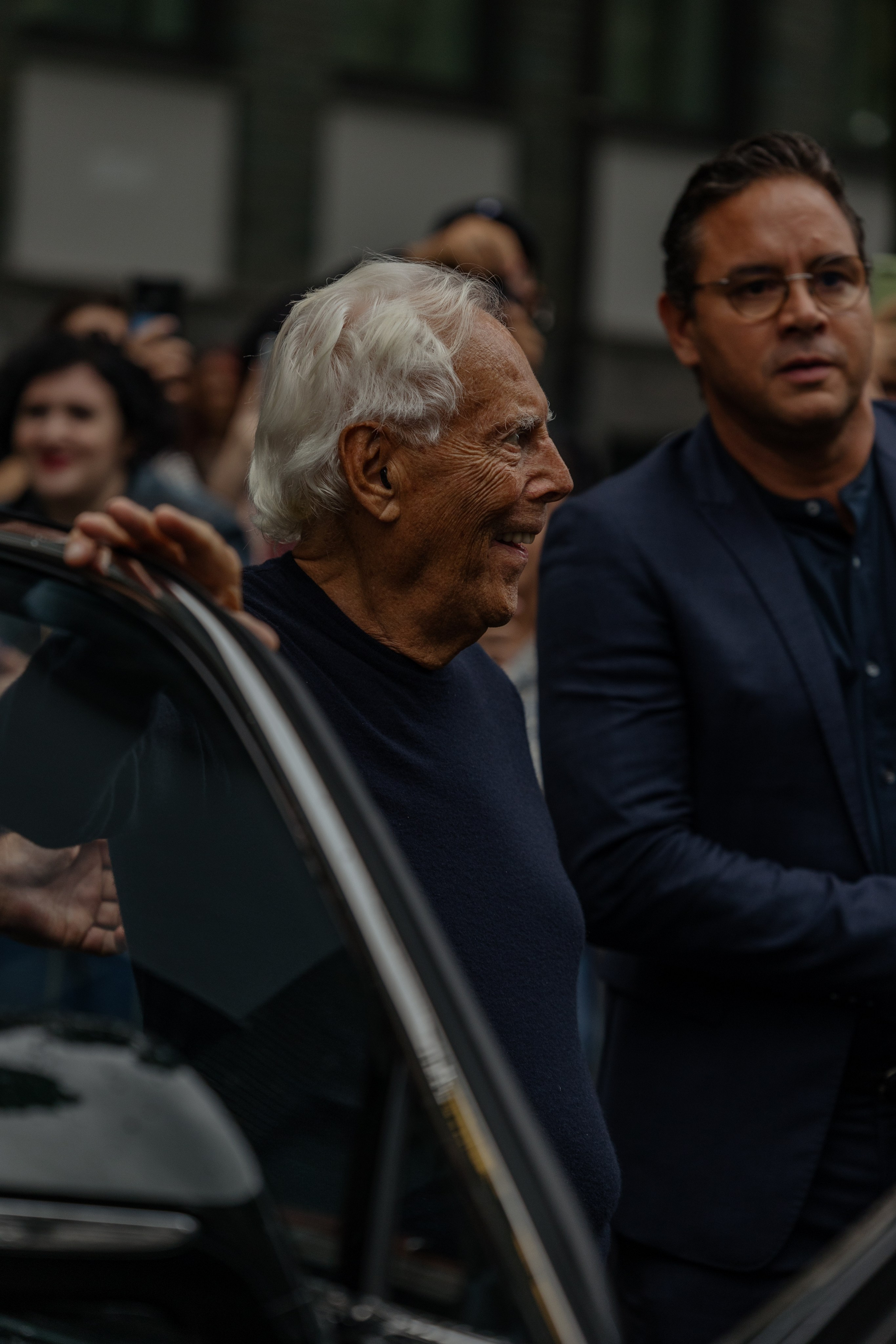 MFW SPRING/SUMMER 2024 EMPORIO ARMANI. Photographer in Milan Ivan Goncharov