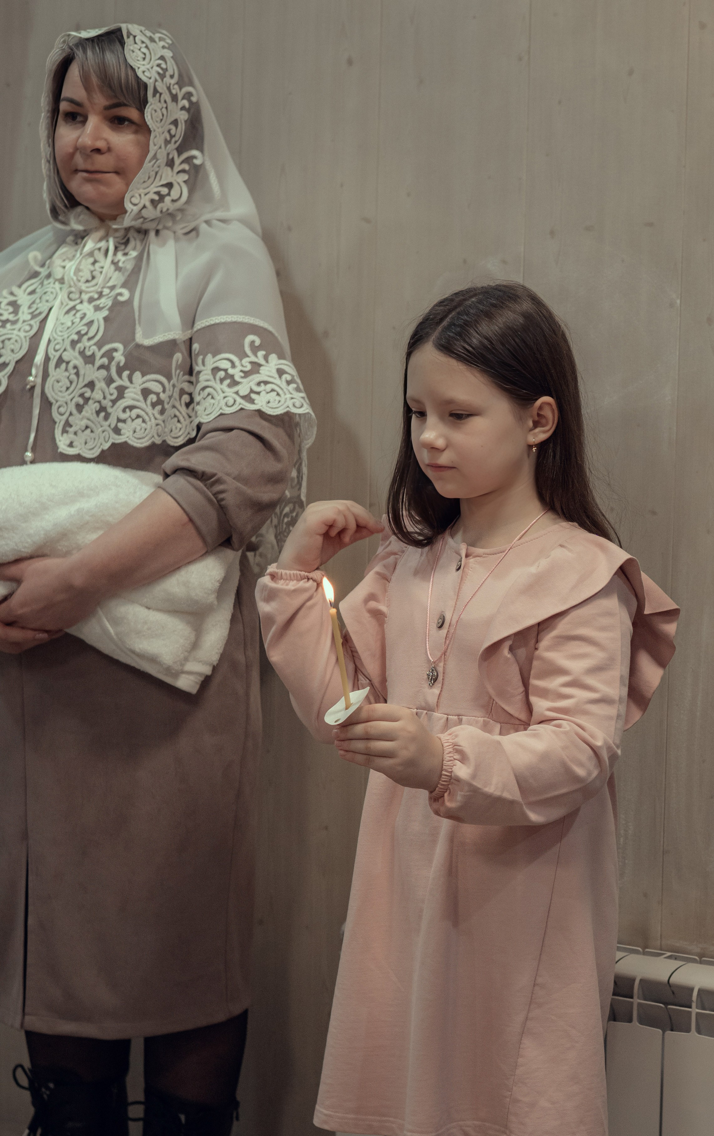 Крещение Розы в Покровском кафедральном соборе. Фотографы крещения/венчания  Красноярск Татьяна и Вячеслав Переваловы