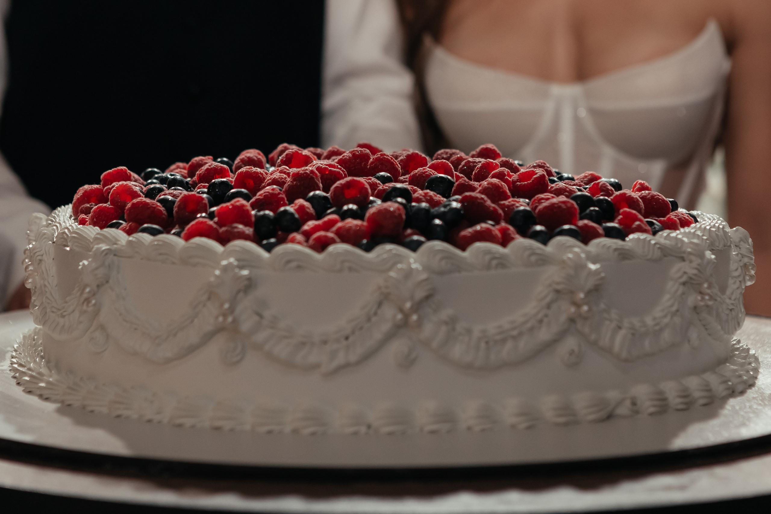 Свадебный торт на банкете