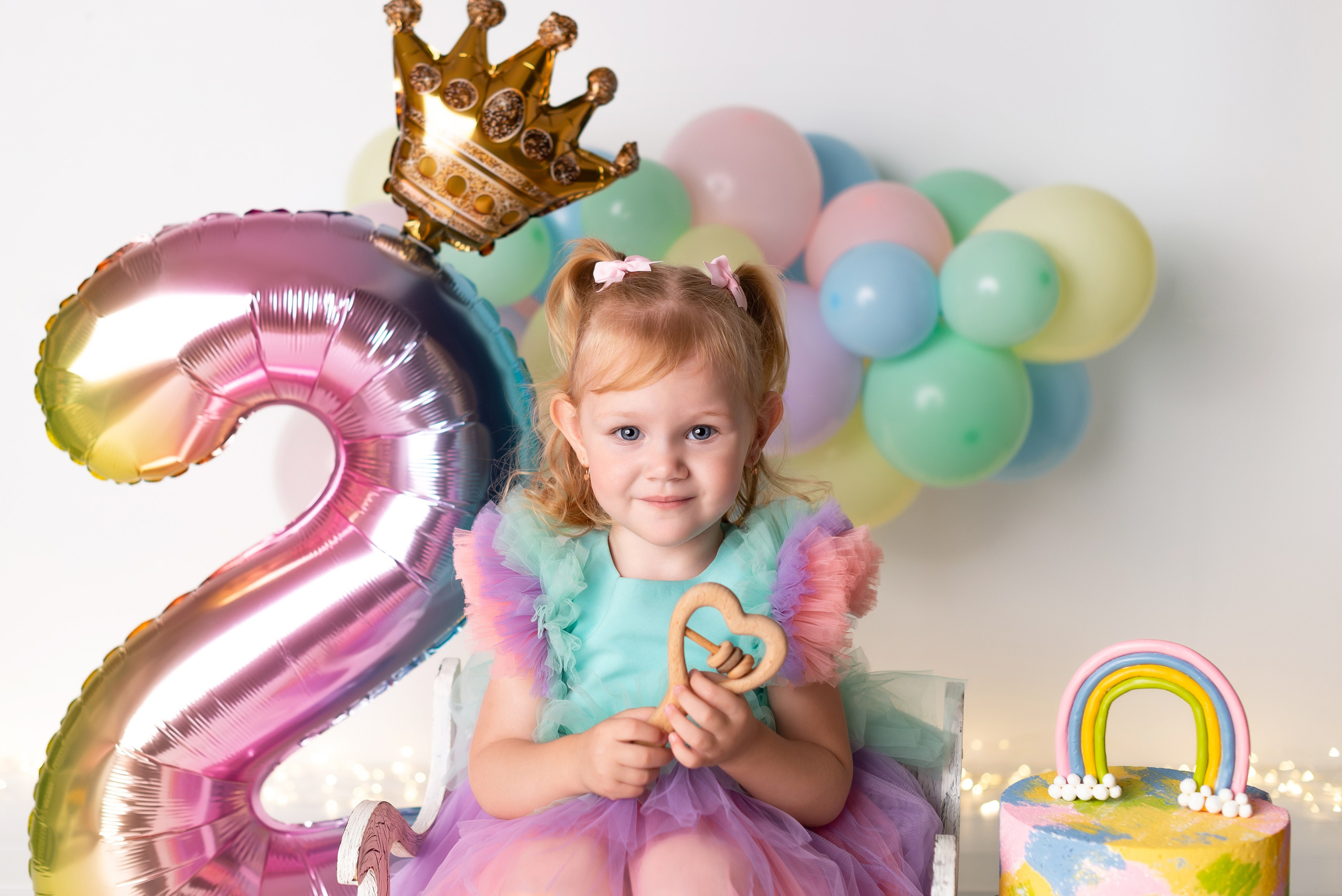 День рождения — 2 года. Детская фотостудия «Мандаринка» | Детский фотограф Краснодар