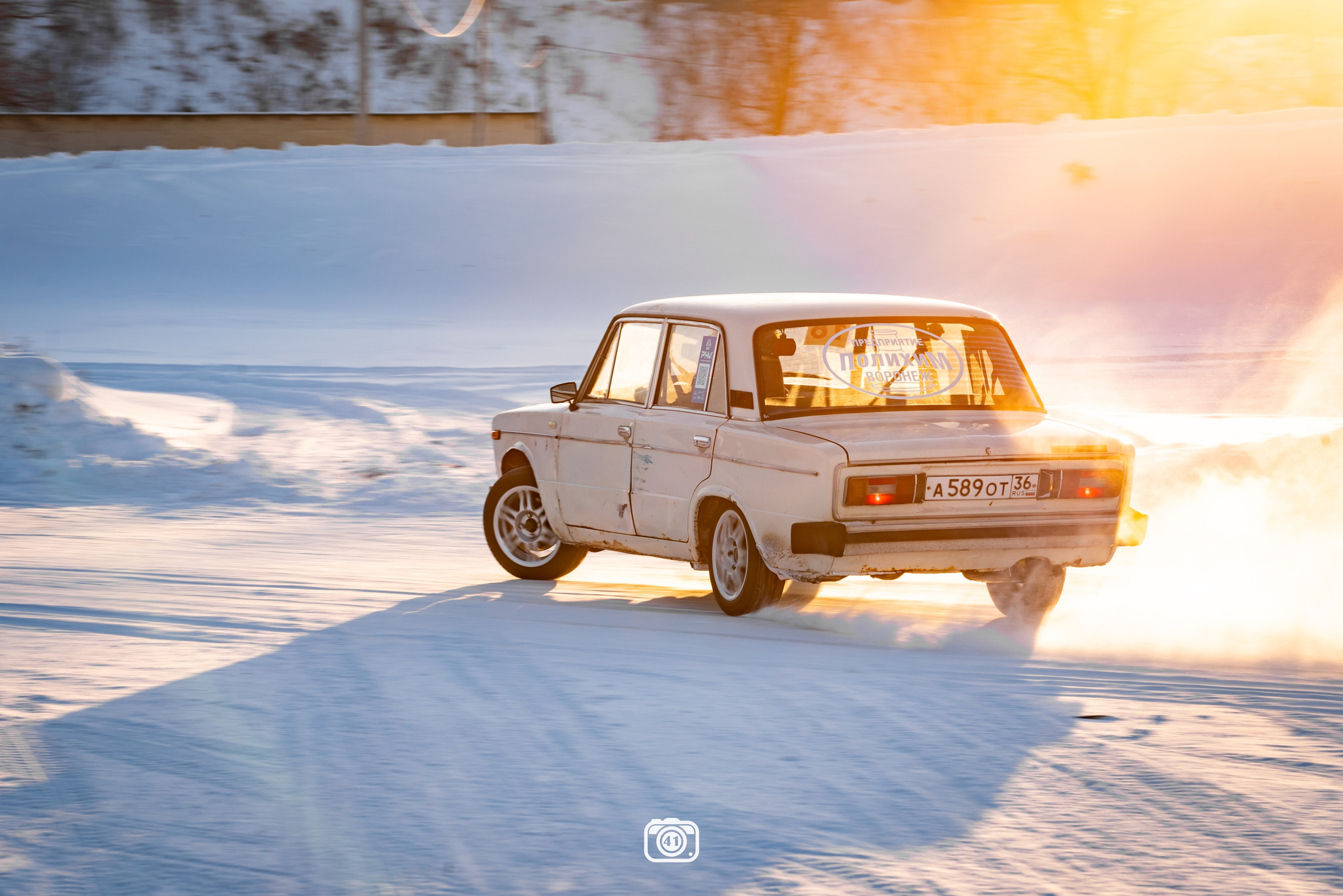 Зимний дрифт. Репортажный фотограф Владимир Шкоткин Липецк