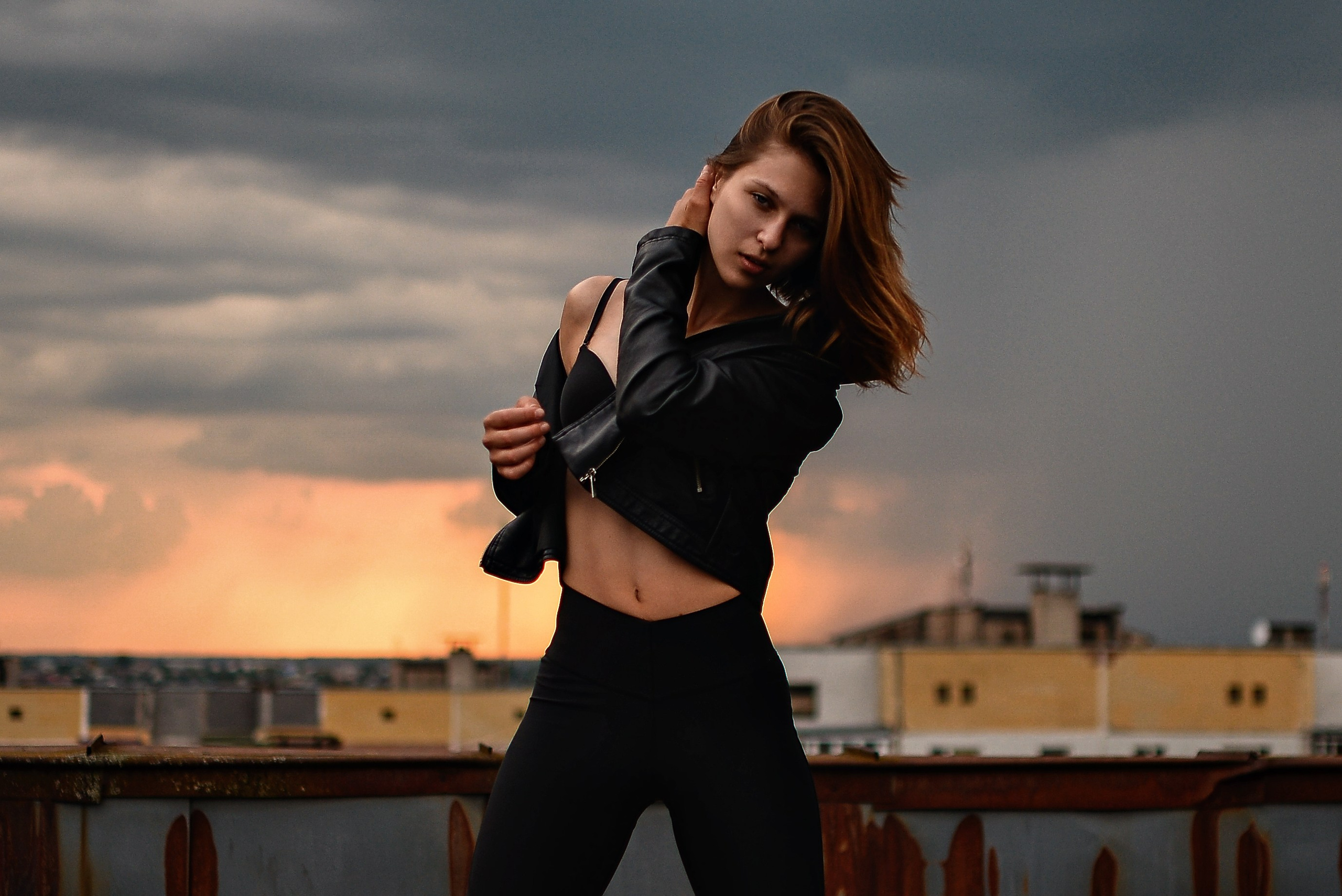 Фотосессия на крыше дома. Фотограф в Витебске Сергей Томашев