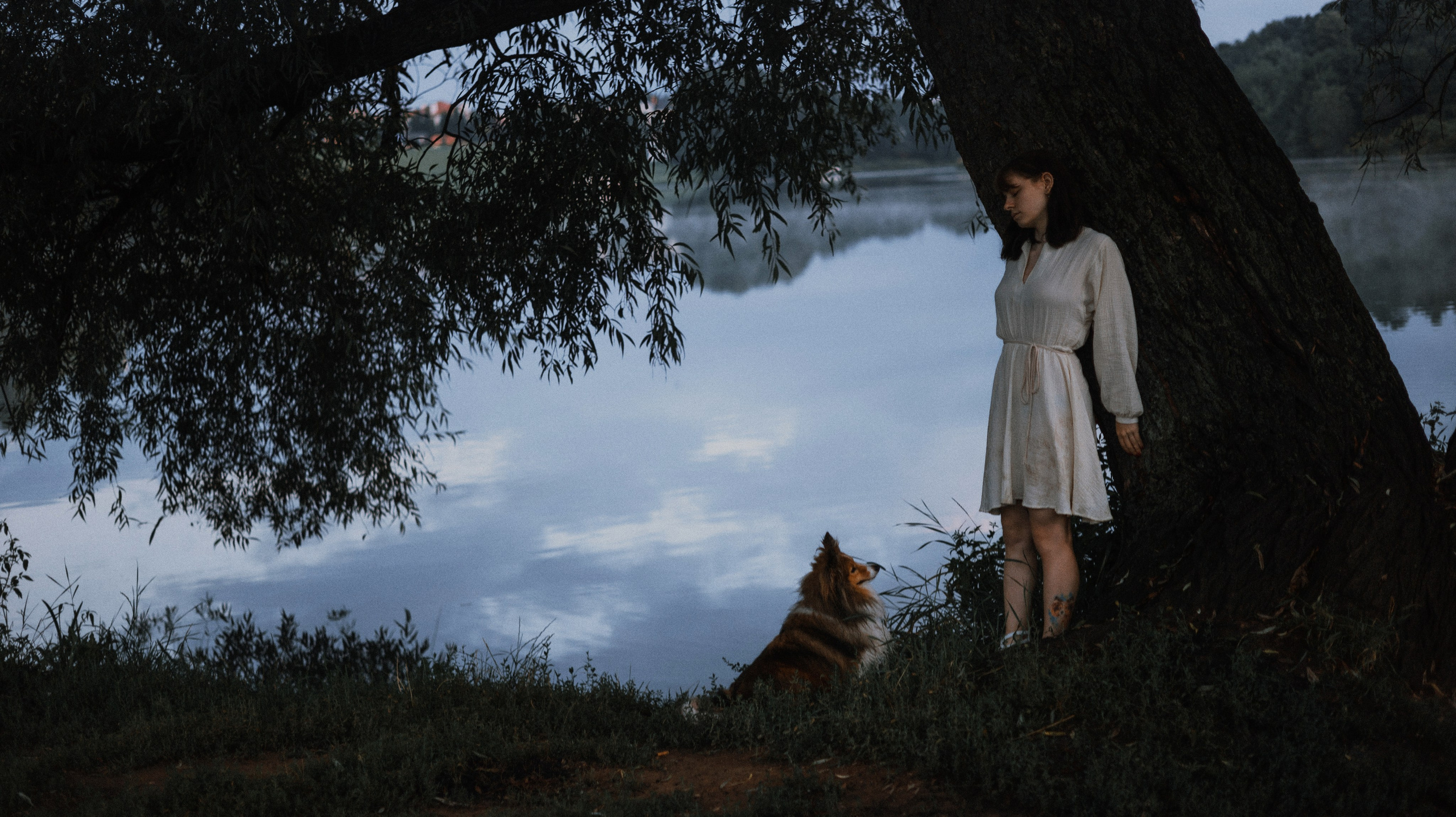 Аня и Скай. Фотограф-анималист Богданова Полина