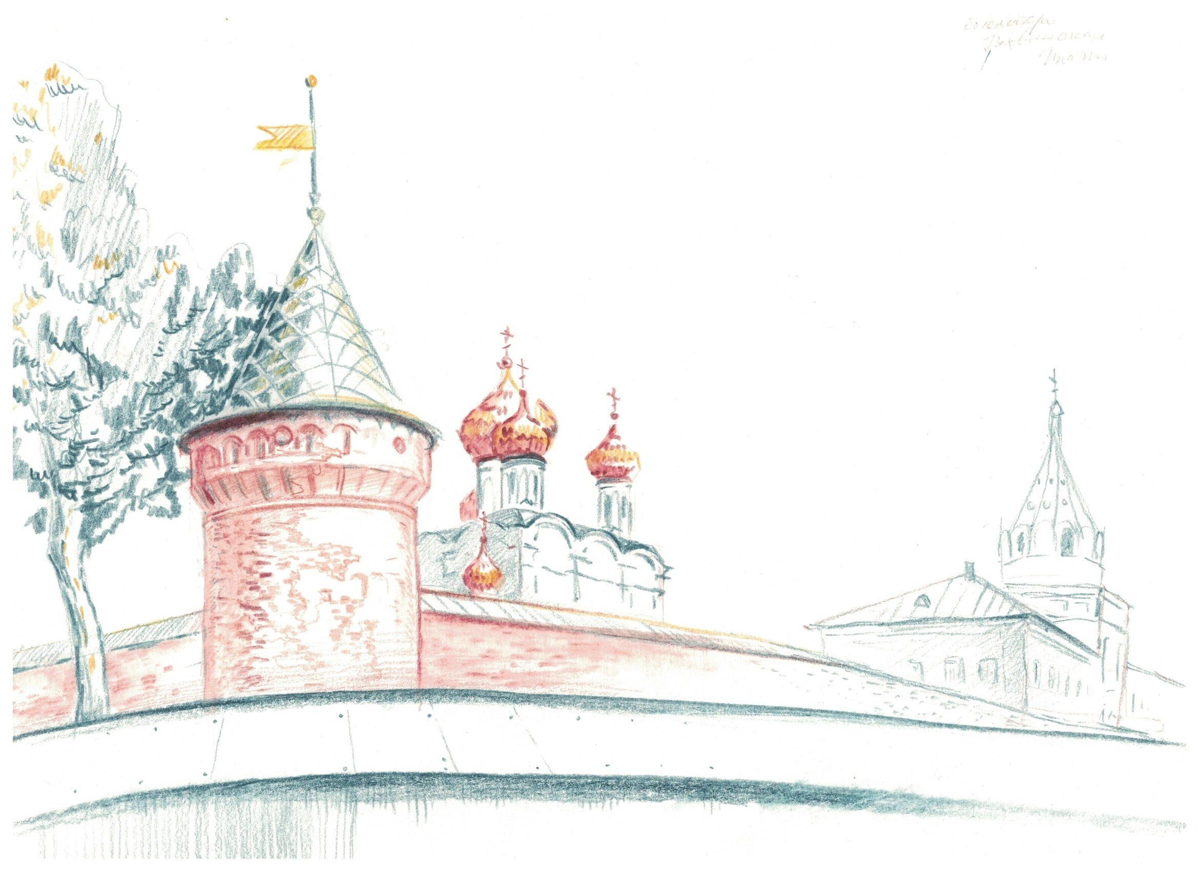 Графика — архитектура. Динара Байгельдина — Графический дизайнер и художник-иллюстратор