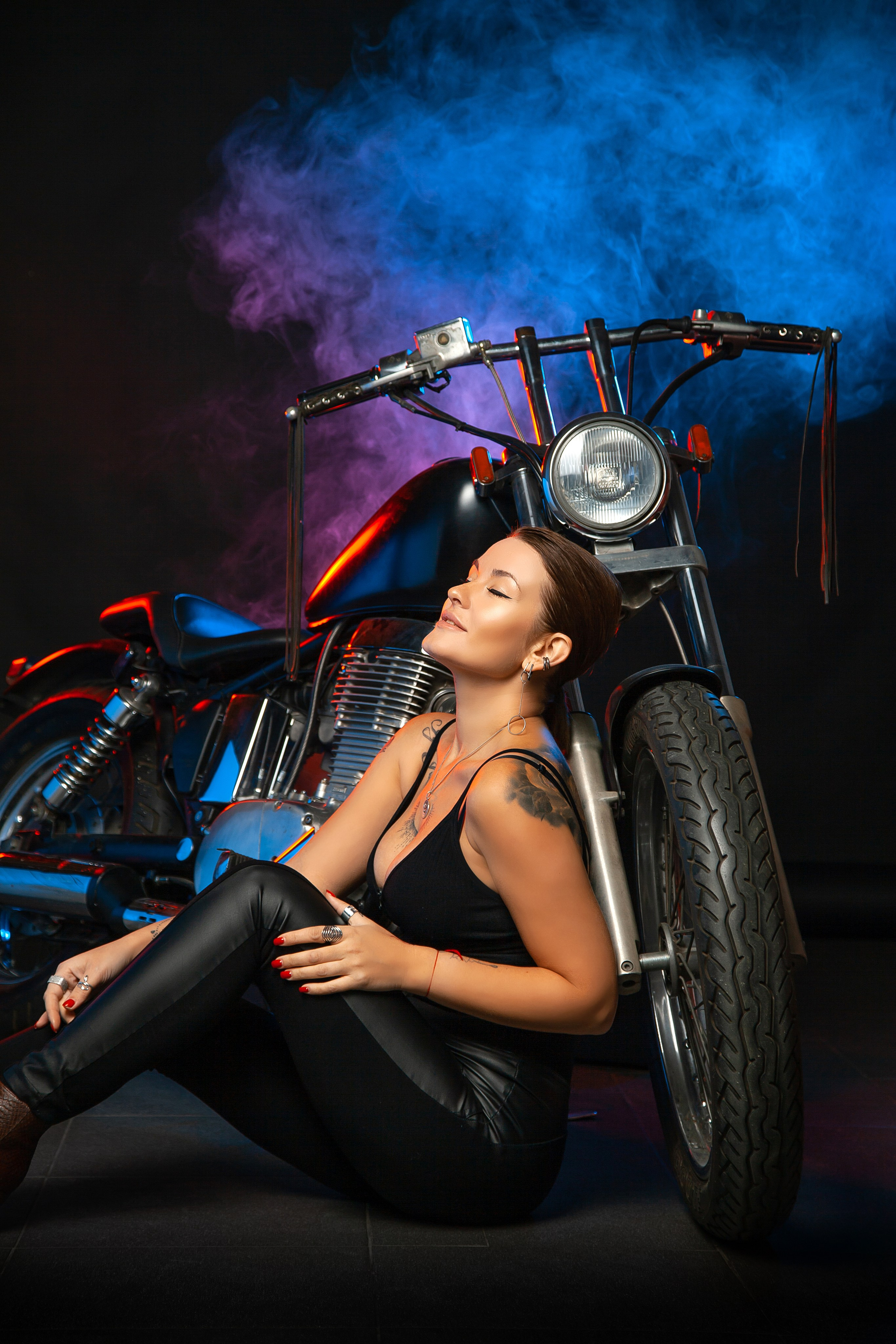 Мото-дым. Фотограф Мария Кольцова