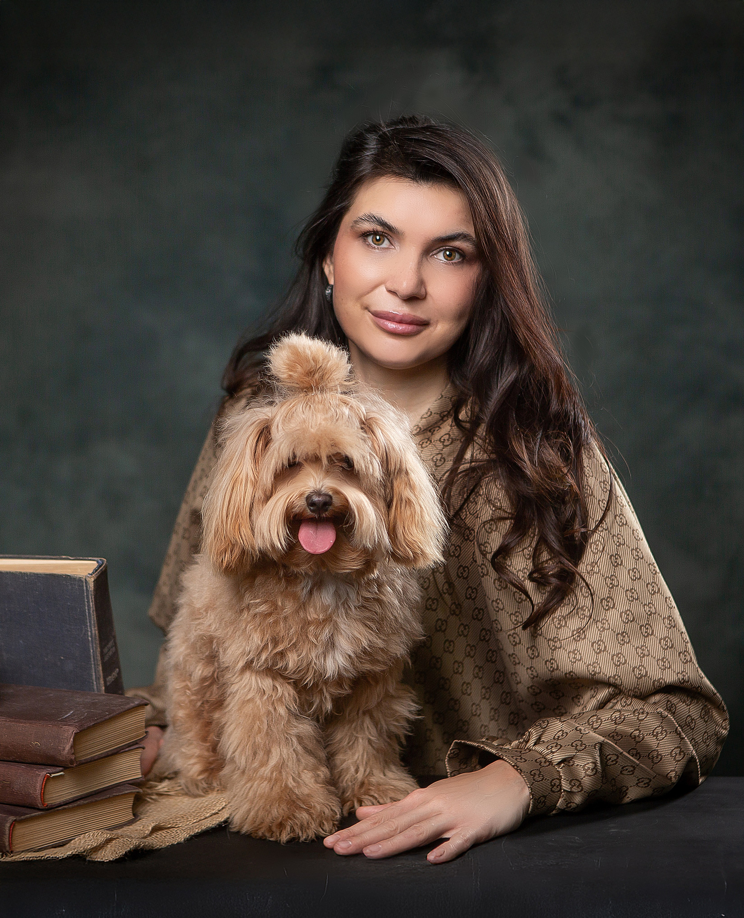 Дама с собачкой. Фотограф Мария Кольцова