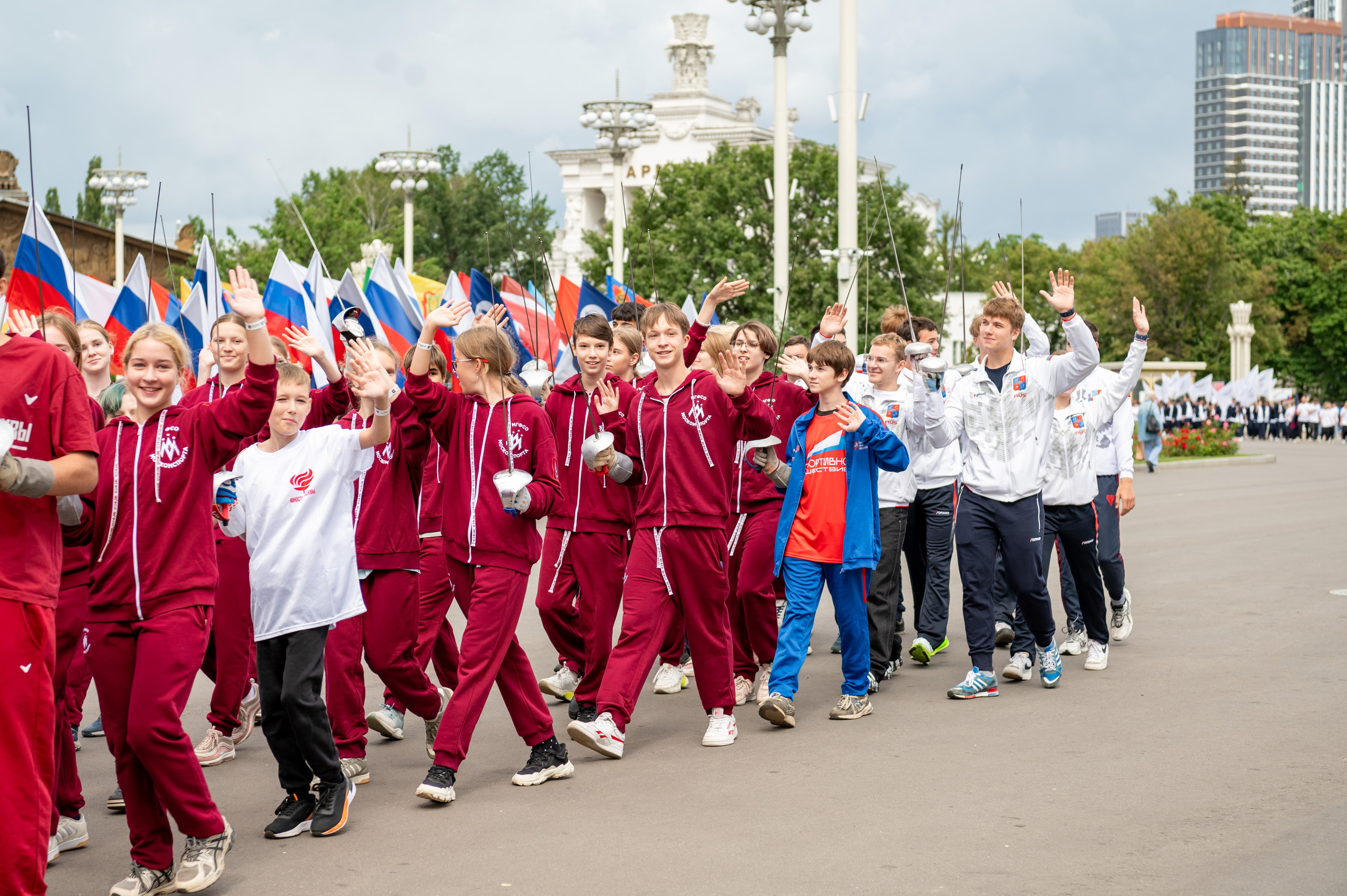 Спортивное шествие посвященное Дню физкультурника!. Детский и семейный фотограф г. Москва Оксана Катаджи
