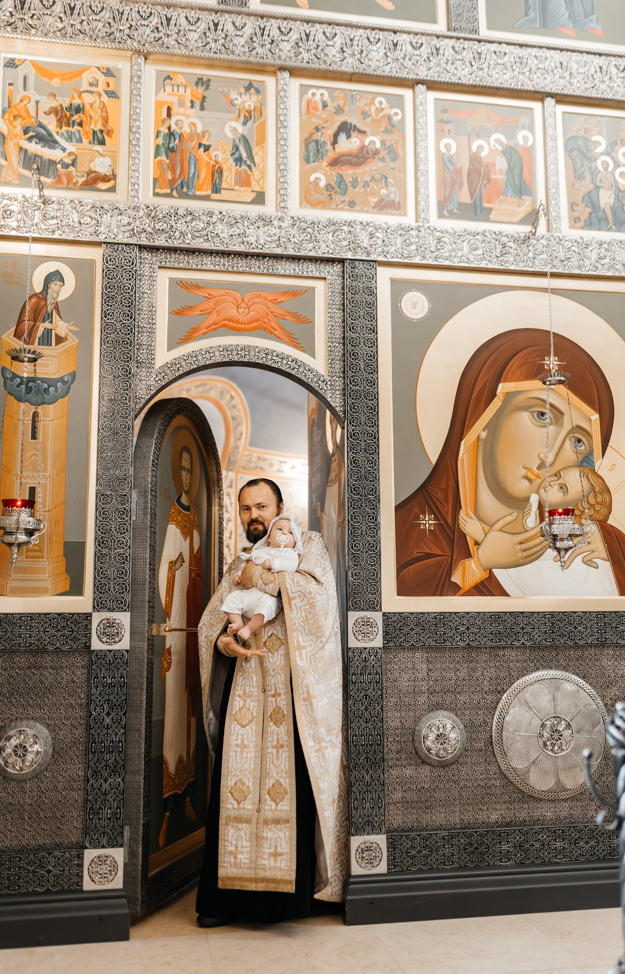 Крещение Леона. Екатерина Крапивина фотограф церковных Таинств в Нижний Новгороде