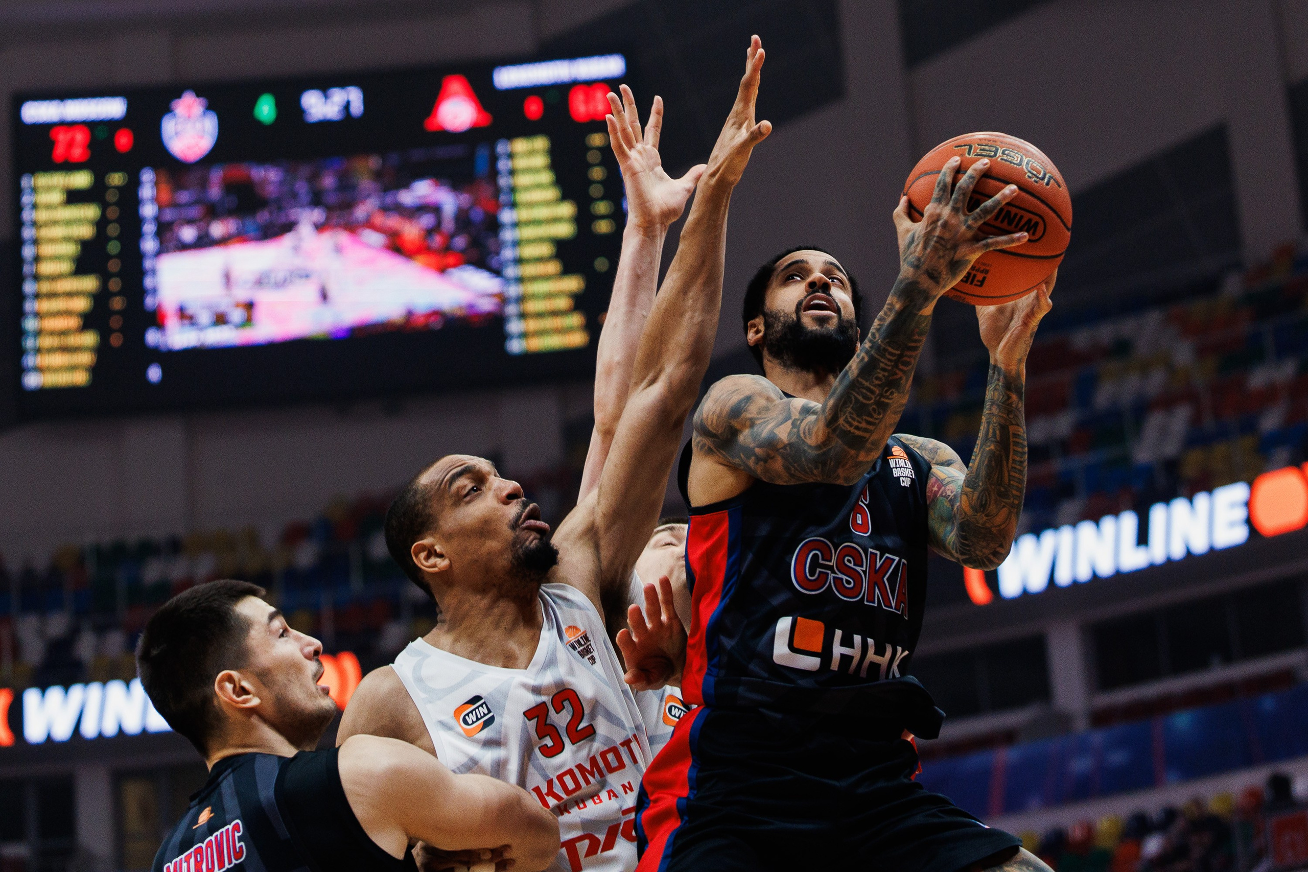 Winline Basket Cup CSKA — Lokomotiv-Luban. Photographer Danil Aykin