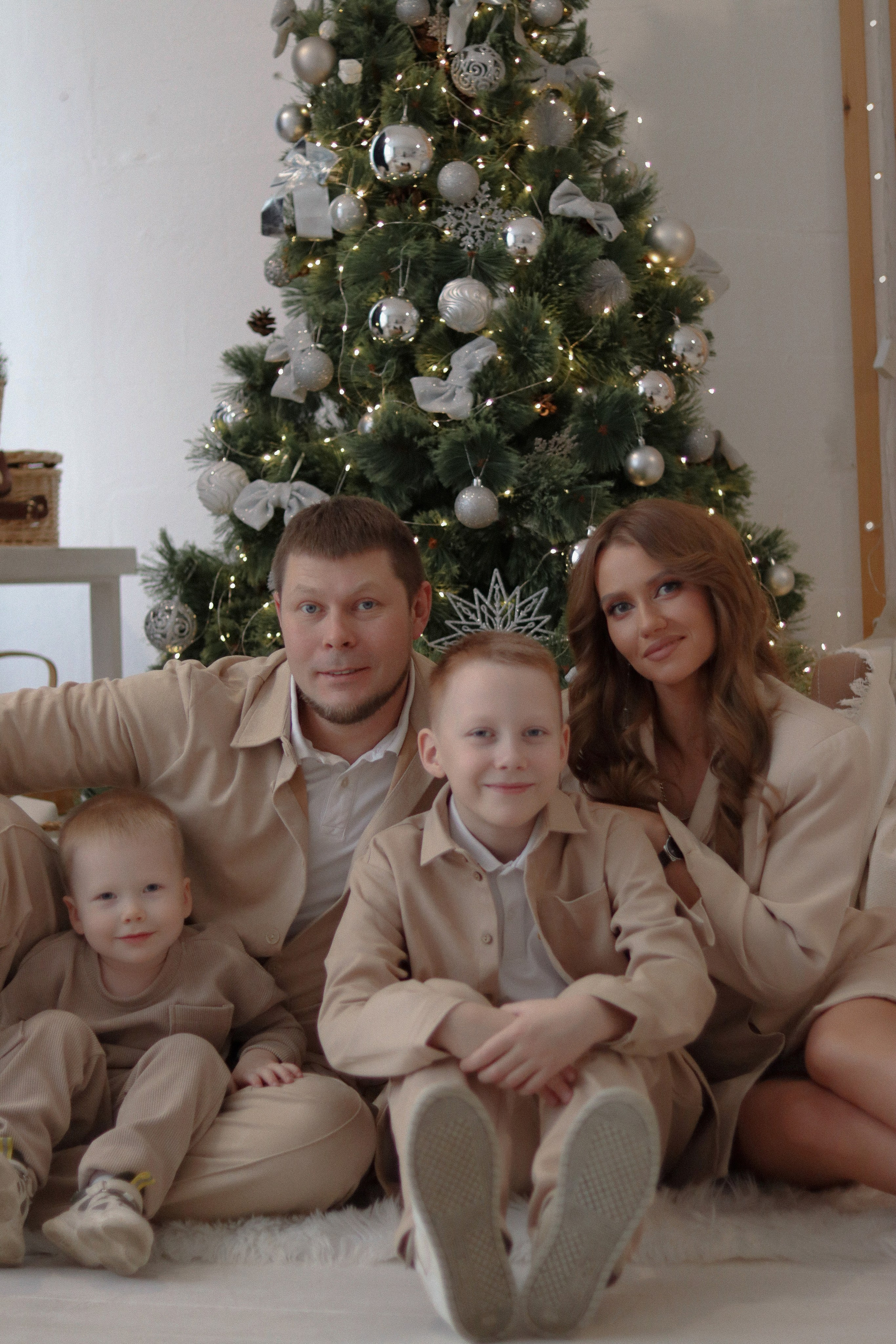 Семья Юли, Жени, Платона и Мирона. Фотограф Самара Лена Мандарин