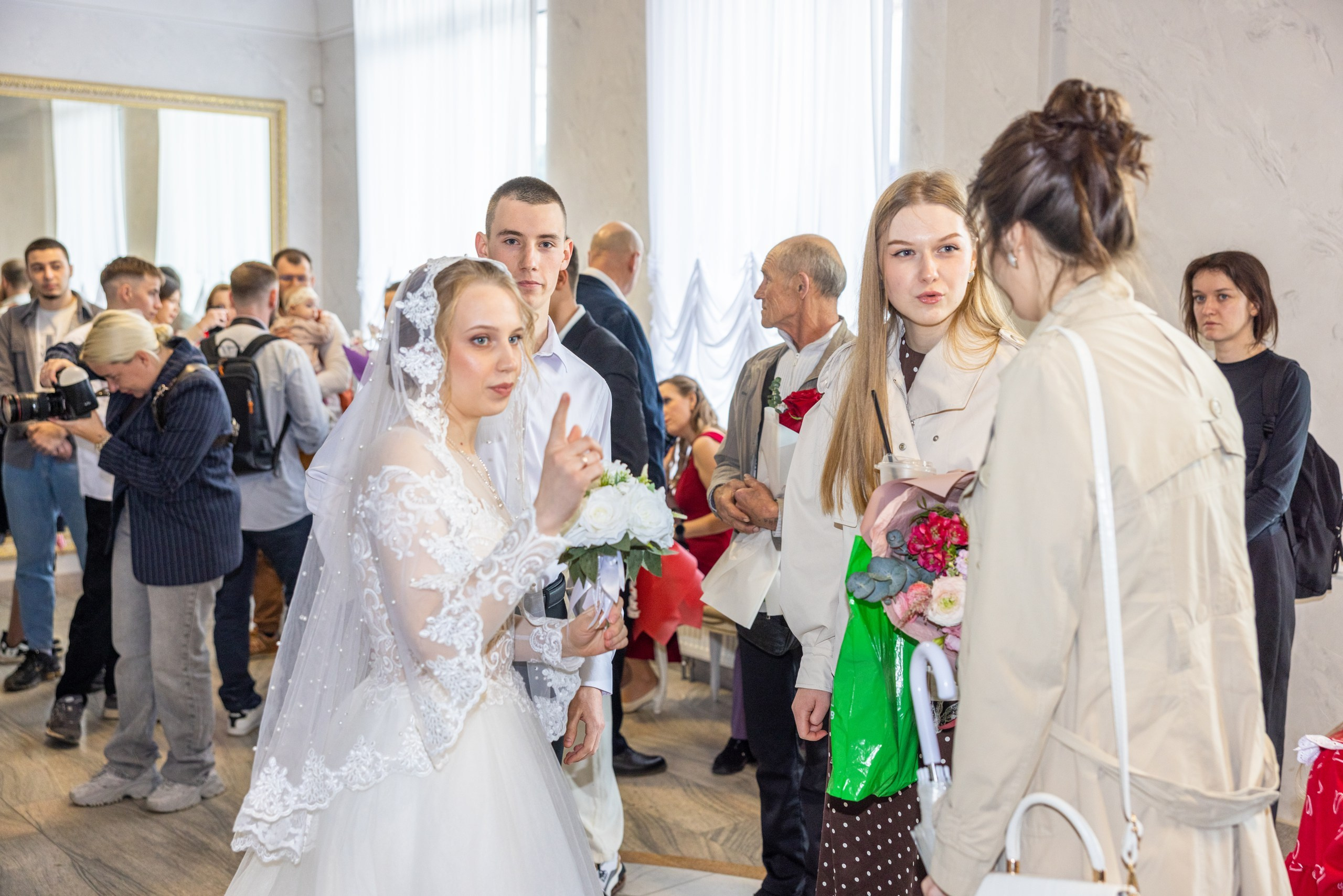 Пример одной свадьбы ЗАГС, ресторан. Фотограф в Туле Крупский АнДРей. Фотостудия «КАДР71» в Туле
