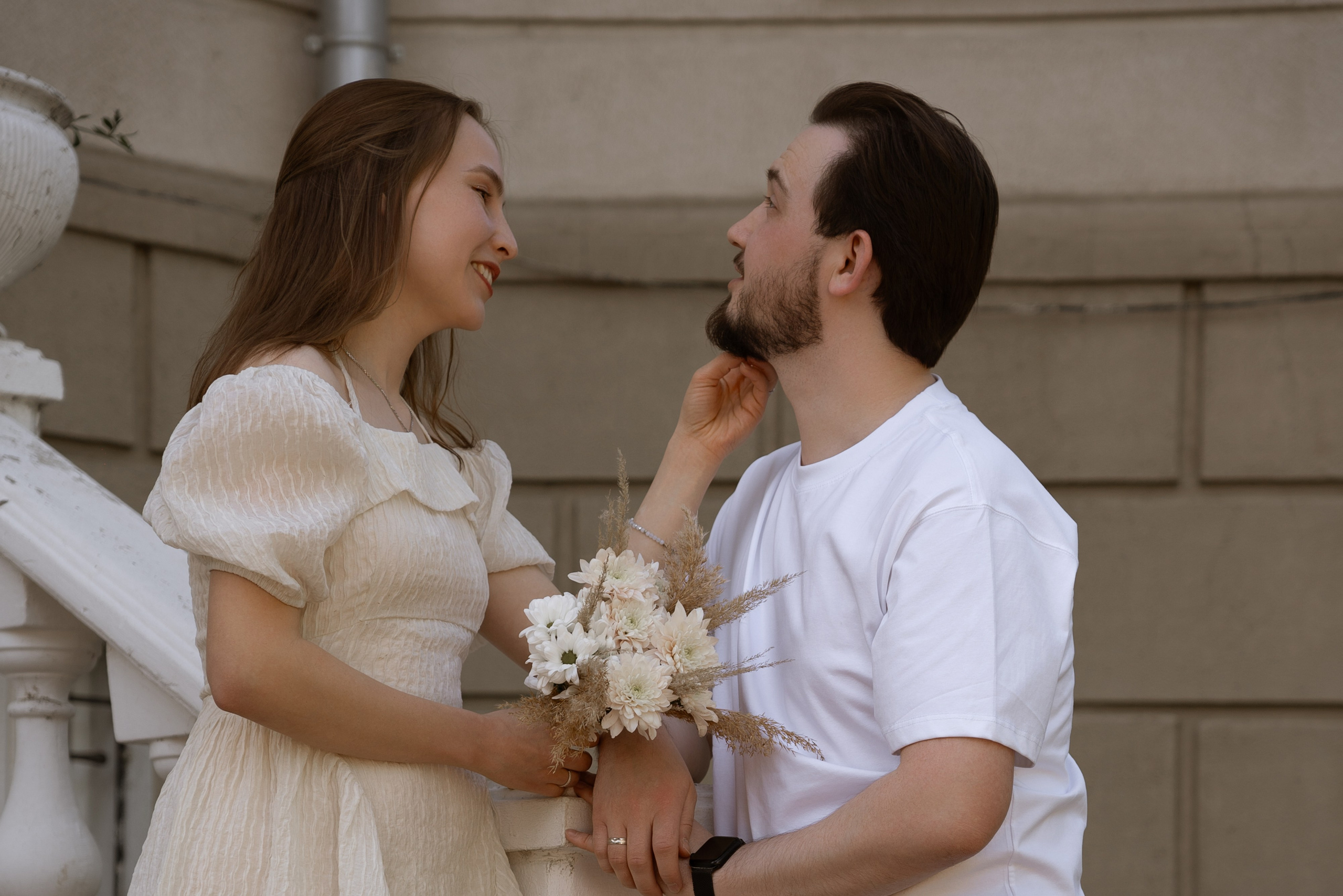 Прогулочная фотосессия после росписи