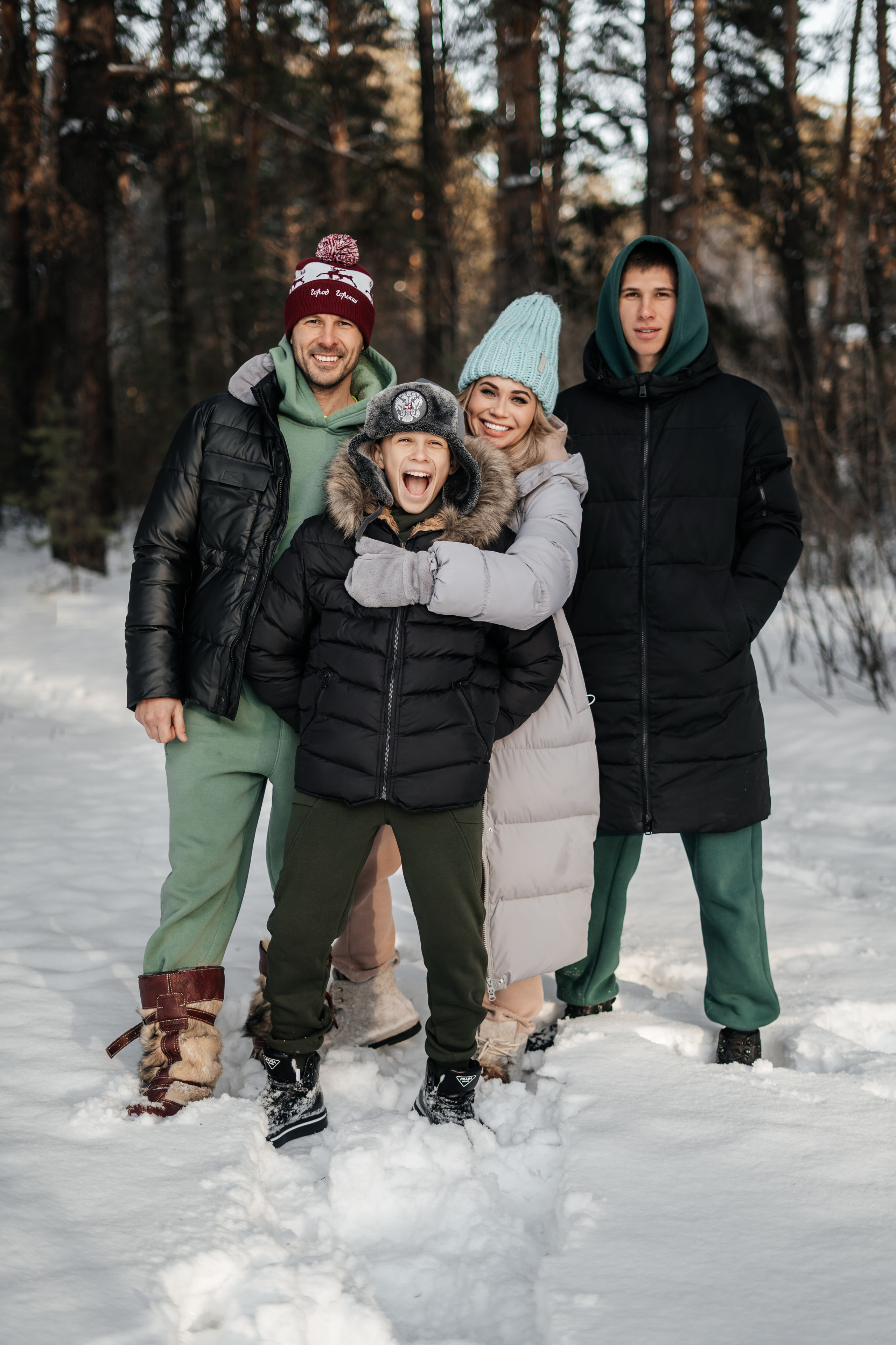 Семейная фотосессия в лесу. Свадебный и семейный фотограф В Барнауле Нечаева Таня