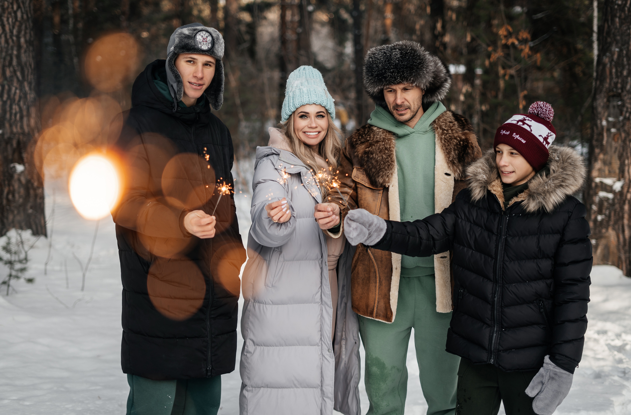 Семейная фотосессия в лесу. Свадебный и семейный фотограф В Барнауле Нечаева Таня