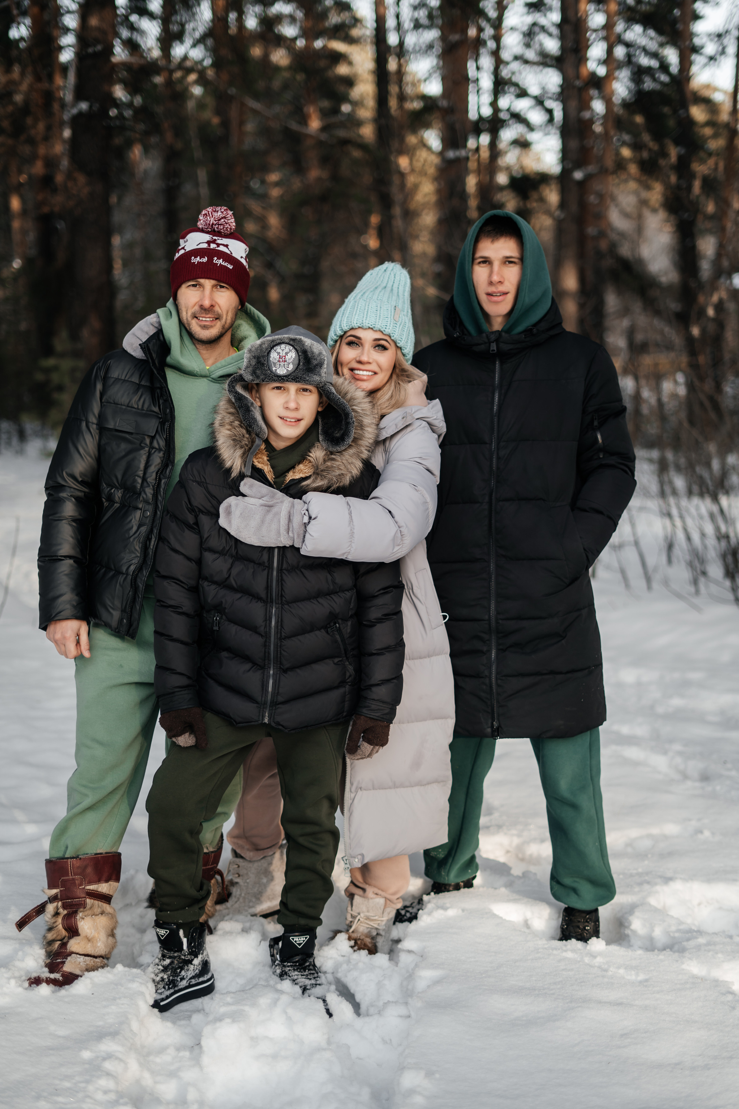 Семейная фотосессия в лесу. Свадебный и семейный фотограф В Барнауле Нечаева Таня