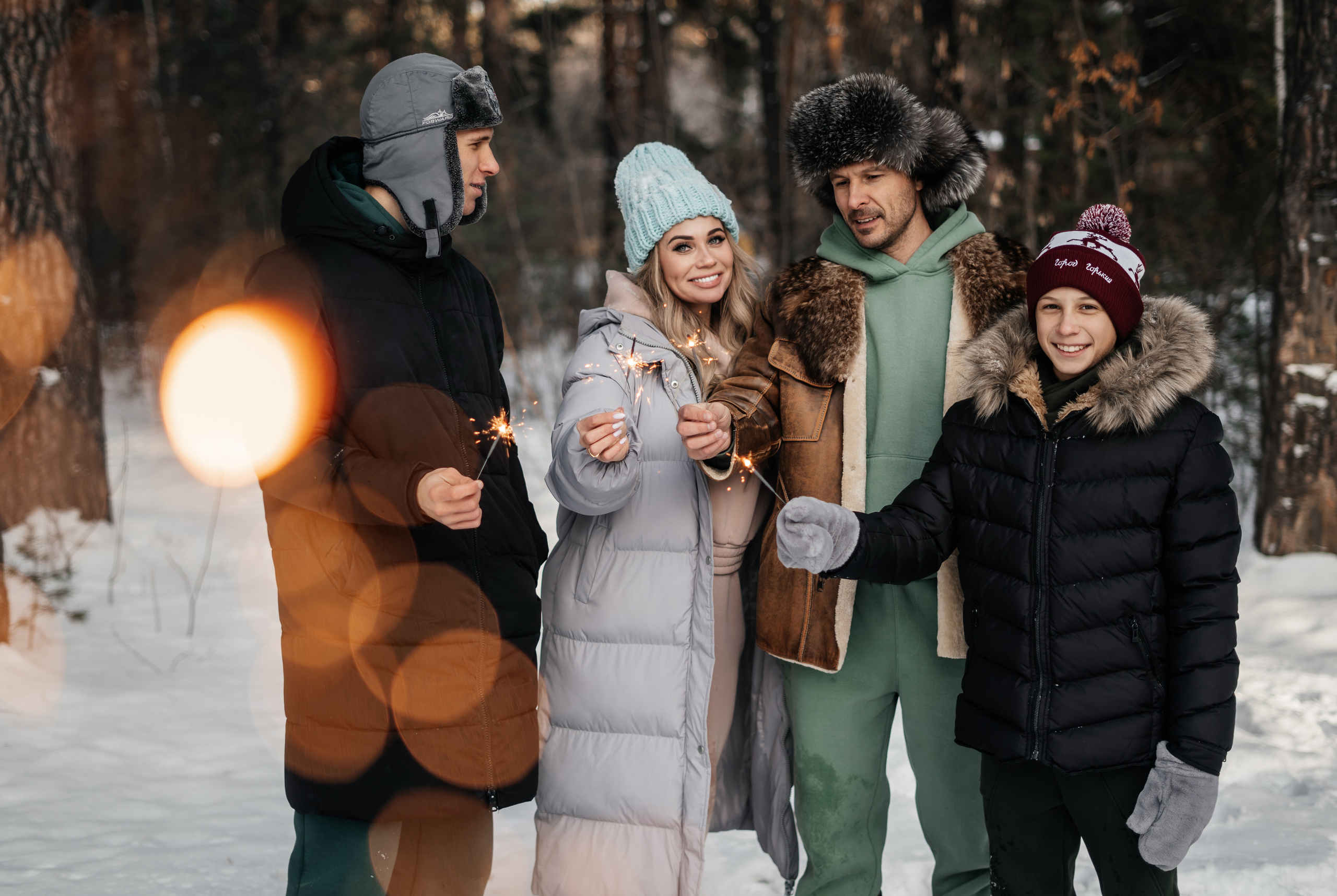 Семейная фотосессия в лесу. Свадебный и семейный фотограф В Барнауле Нечаева Таня