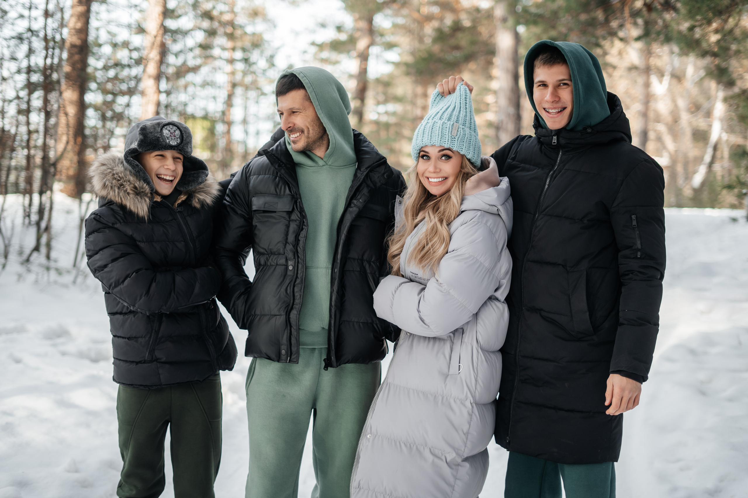 Семейная фотосессия в лесу. Свадебный и семейный фотограф В Барнауле Нечаева Таня