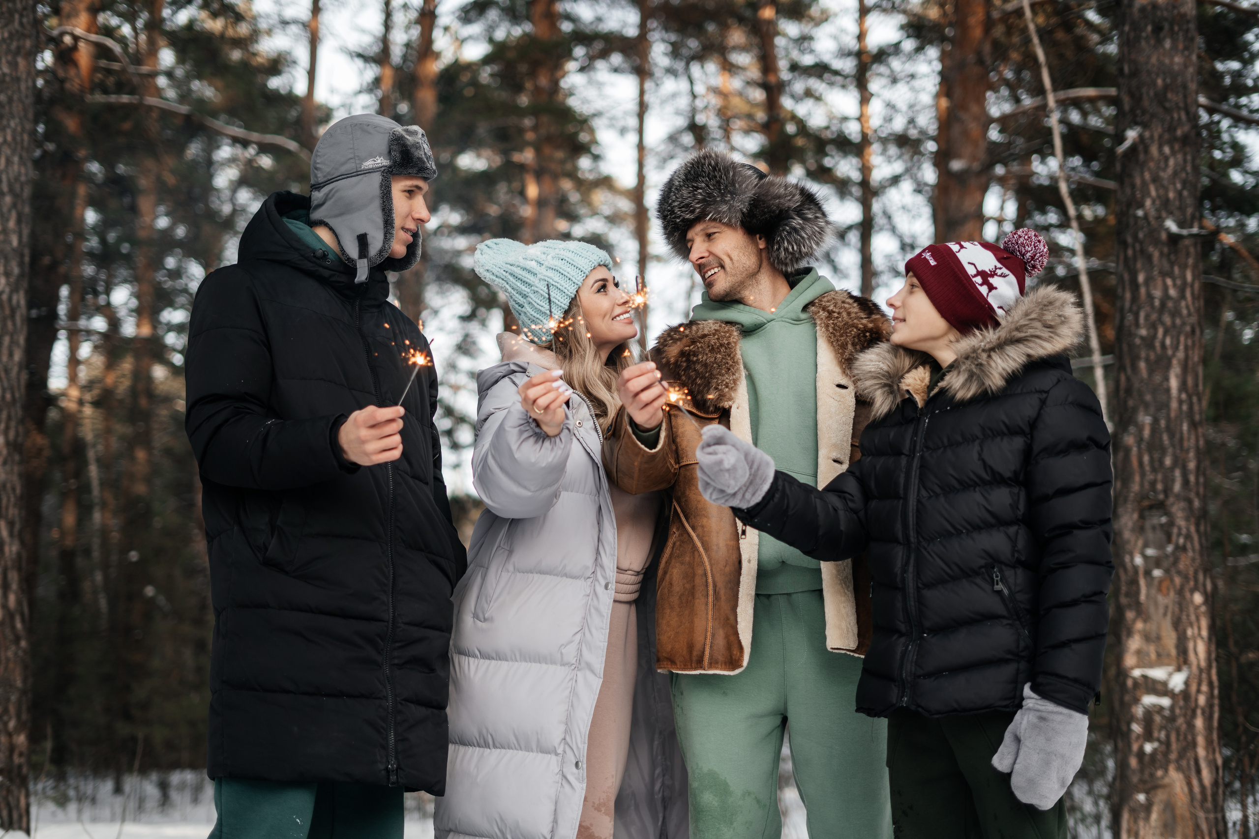 Семейная фотосессия в лесу. Свадебный и семейный фотограф В Барнауле Нечаева Таня