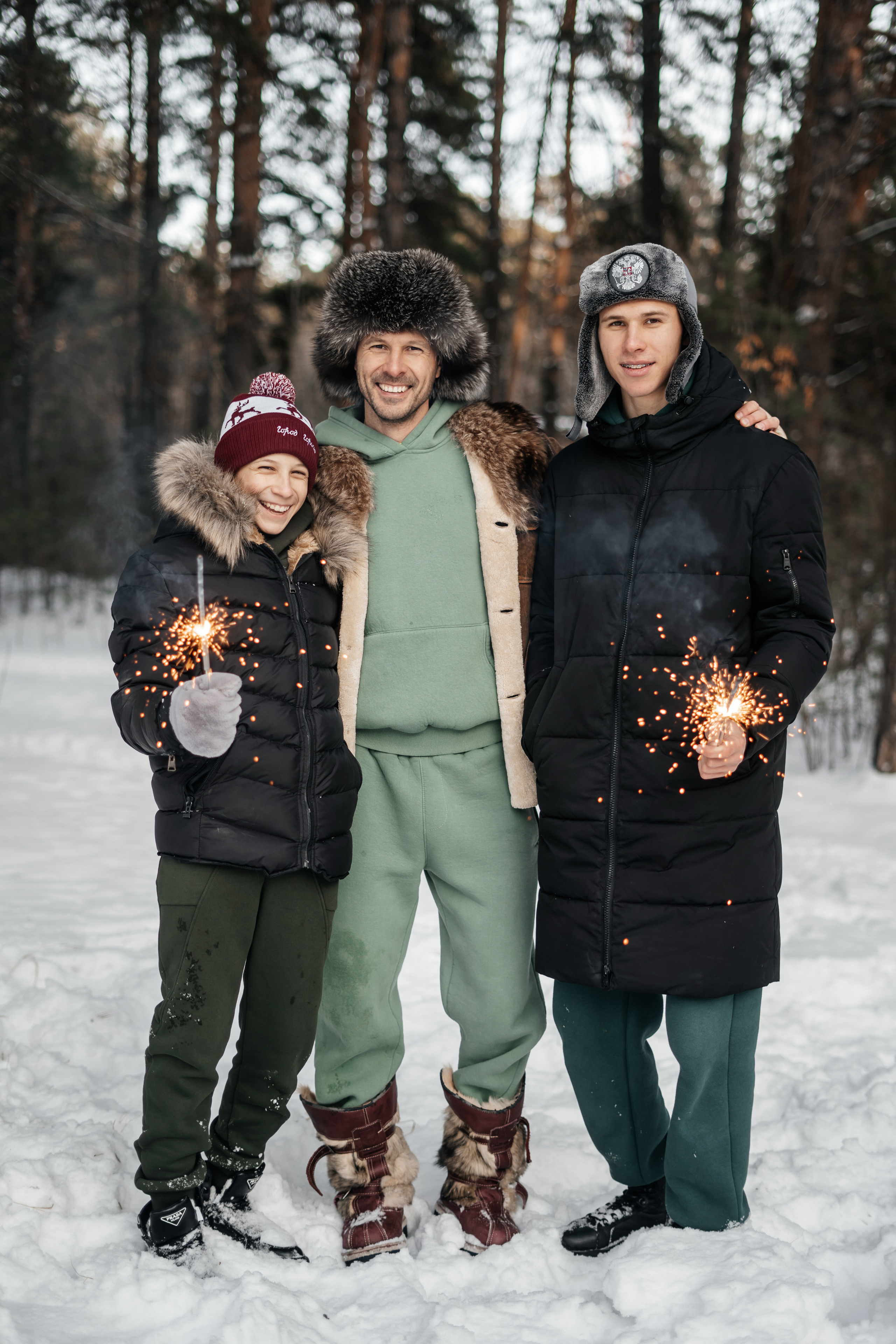 Семейная фотосессия в лесу. Свадебный и семейный фотограф В Барнауле Нечаева Таня